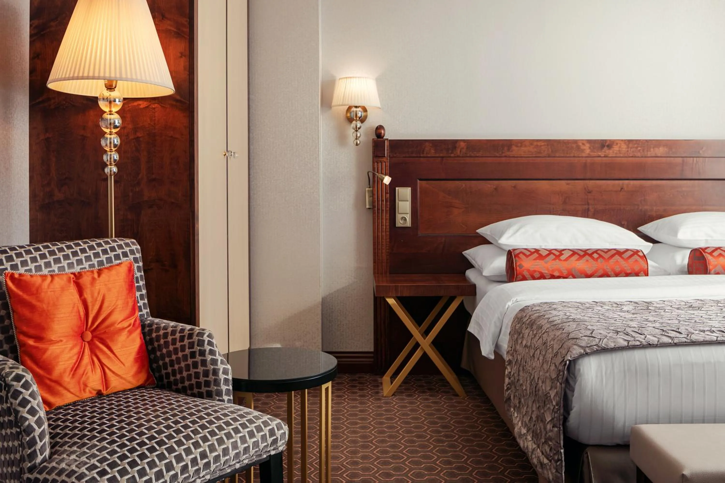 Bedroom, Bed in COSMOPOLITAN Hotel Prague