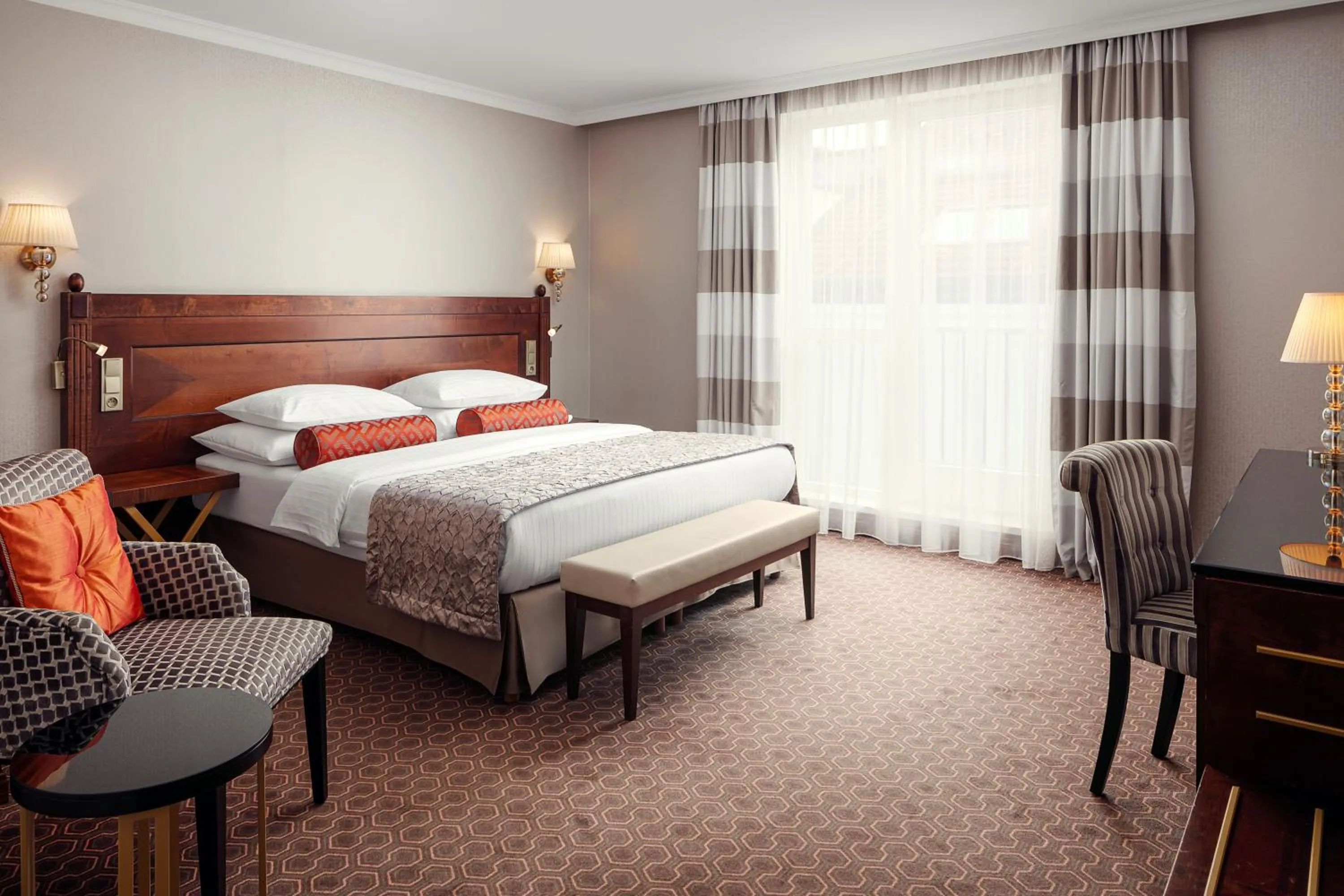 Bedroom, Bed in COSMOPOLITAN Hotel Prague