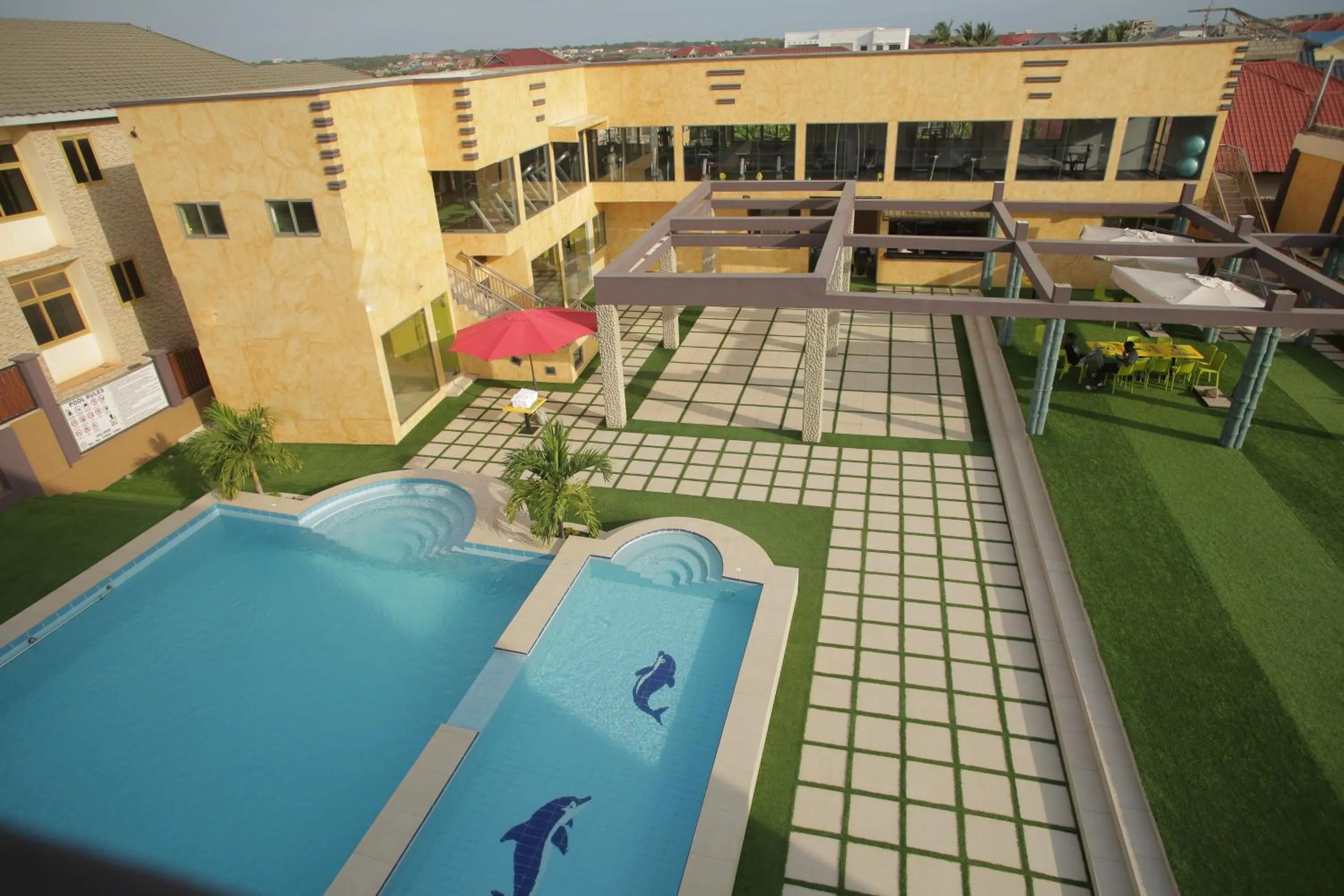 Bird's eye view in Cocktail and Dreams Hotel