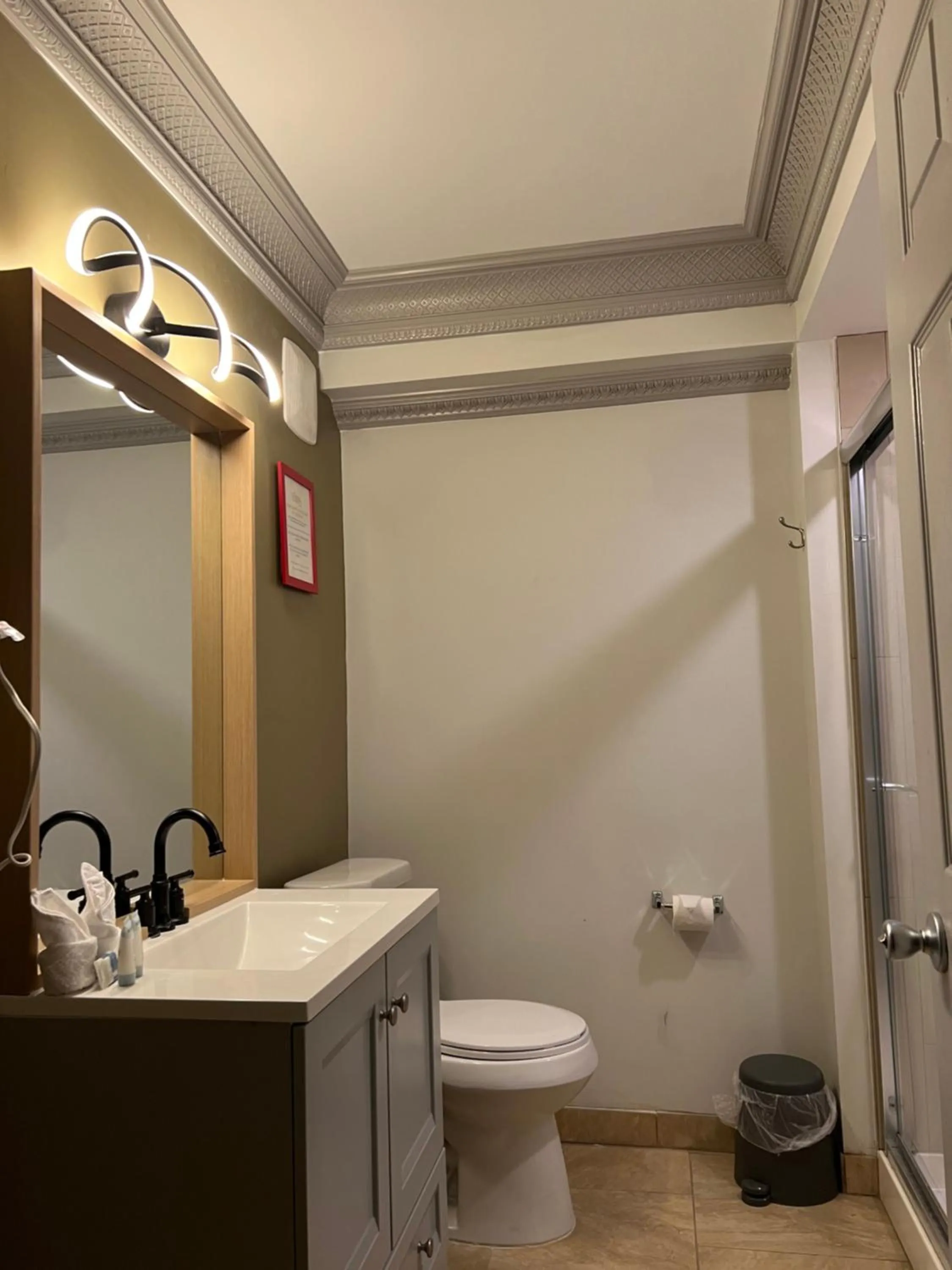 Shower in Chateau Suites