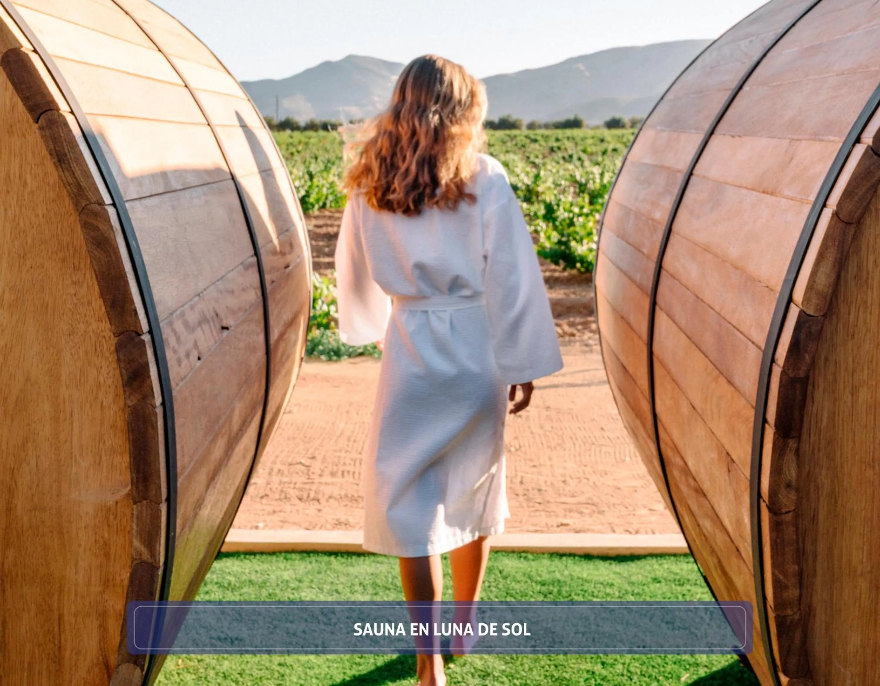 Sauna in Entre Viñedos by Hotel Boutique Valle de Guadalupe
