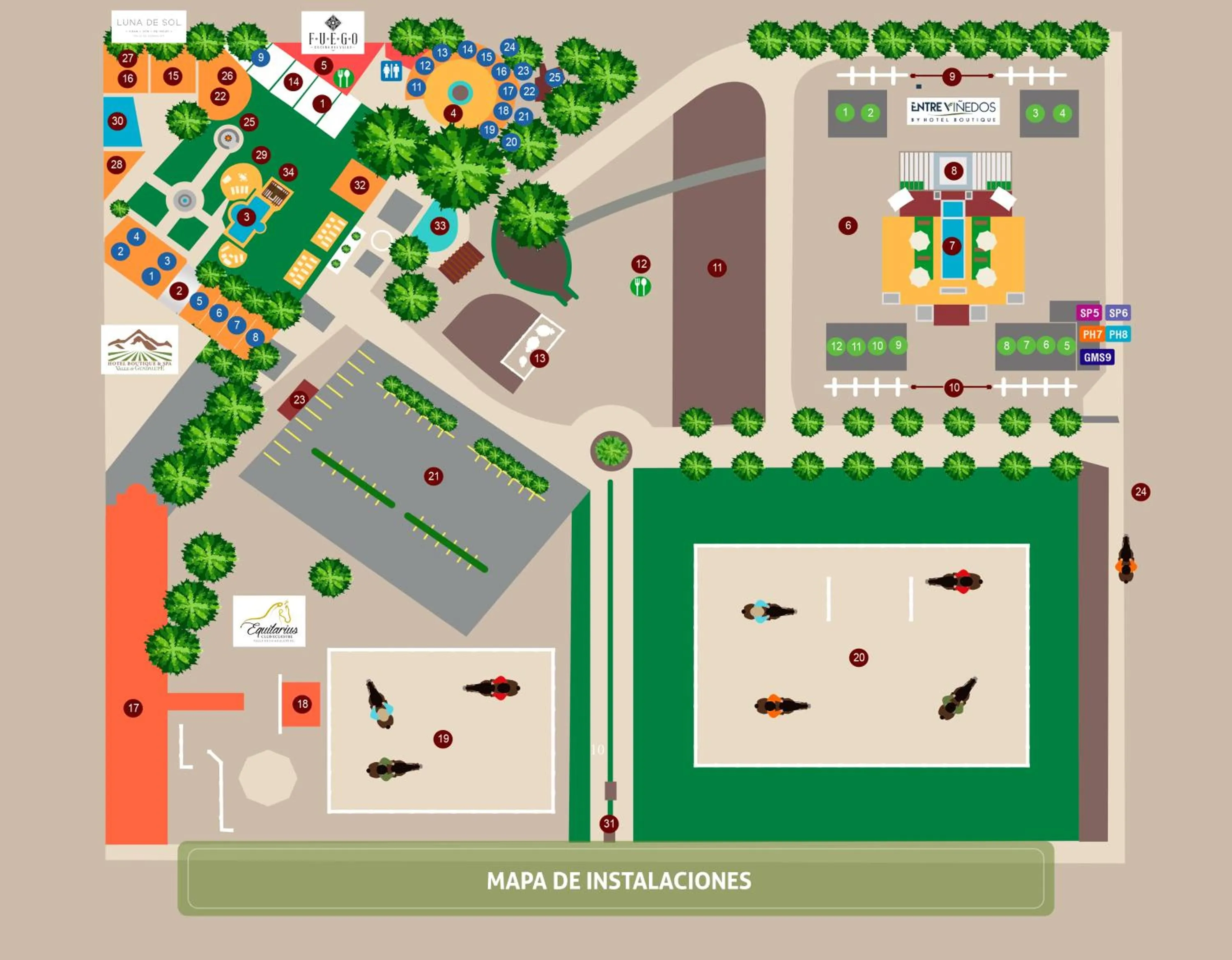 Bird's eye view in Entre Viñedos by Hotel Boutique Valle de Guadalupe