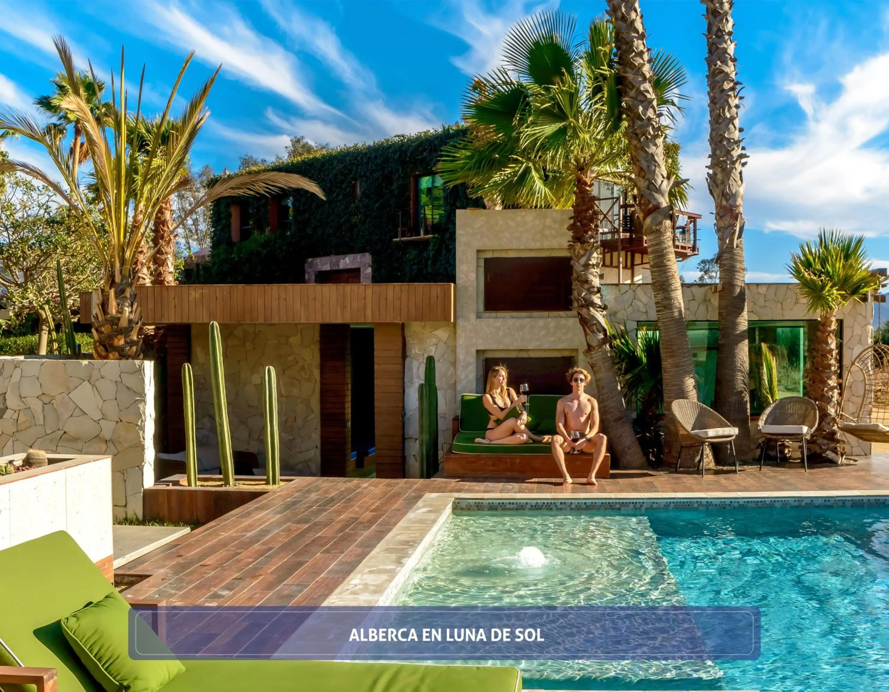 Swimming pool in Entre Viñedos by Hotel Boutique Valle de Guadalupe