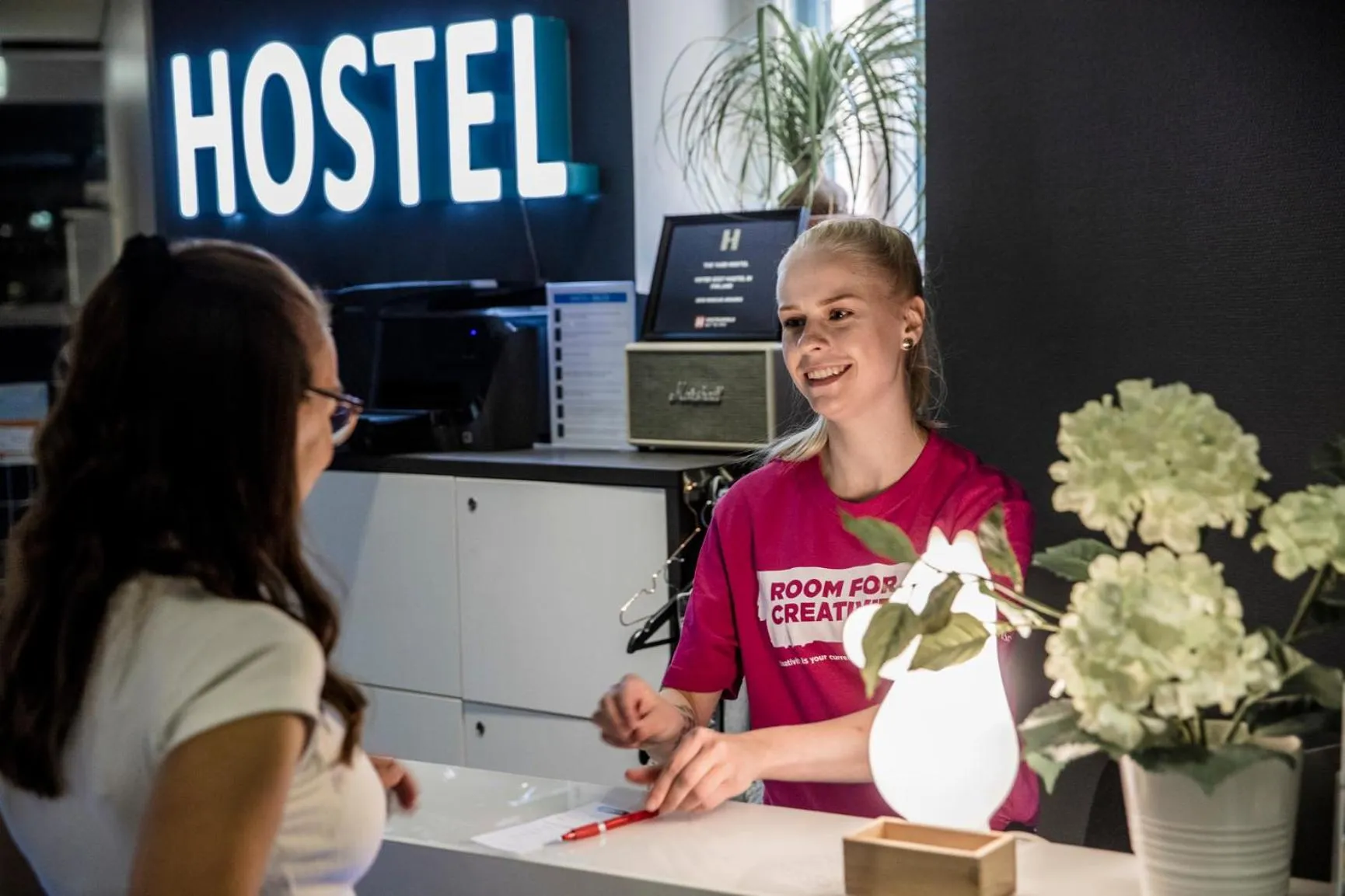 Staff in The Yard Hostel