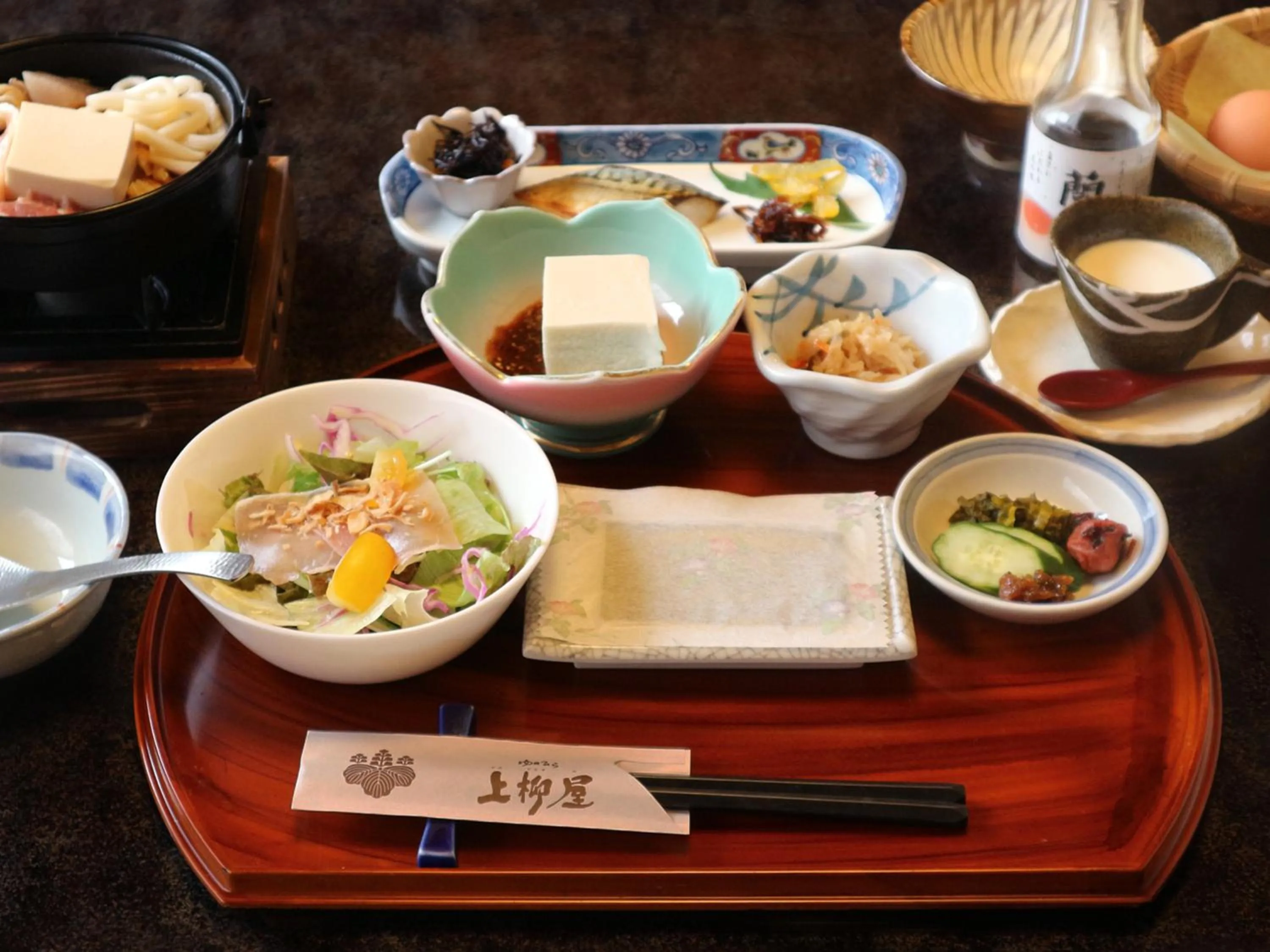 Breakfast in Yunohira Kamiyanagiya