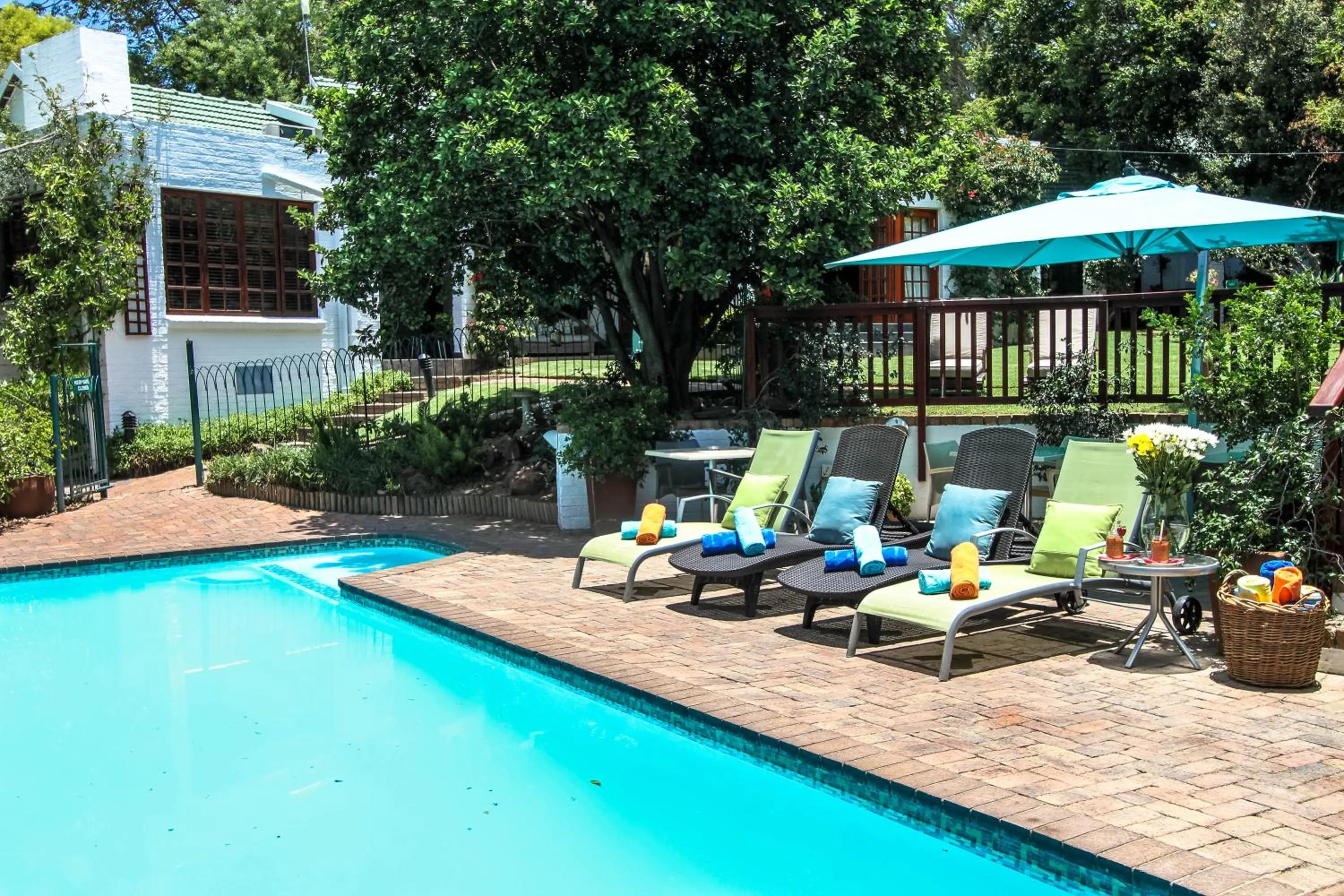 Garden view in Rivonia Premier Lodge