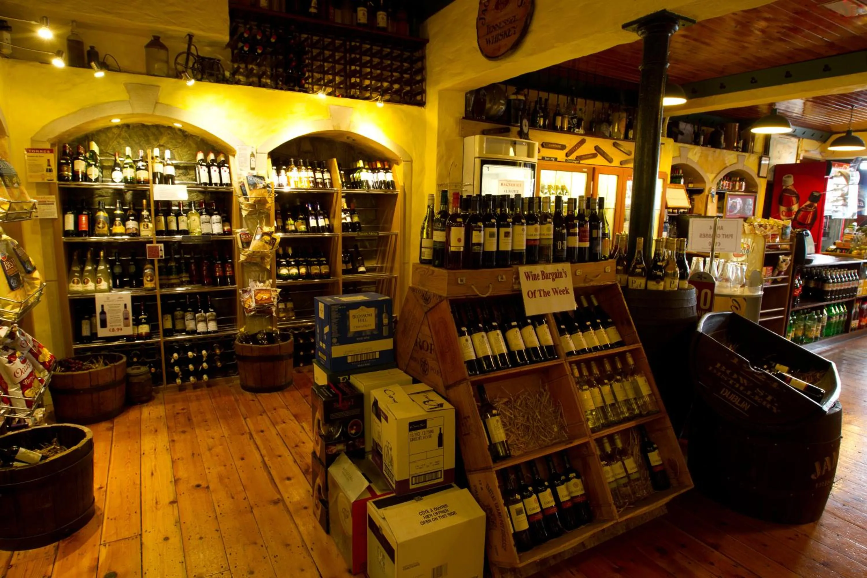 Alcoholic drinks in Beaumont House