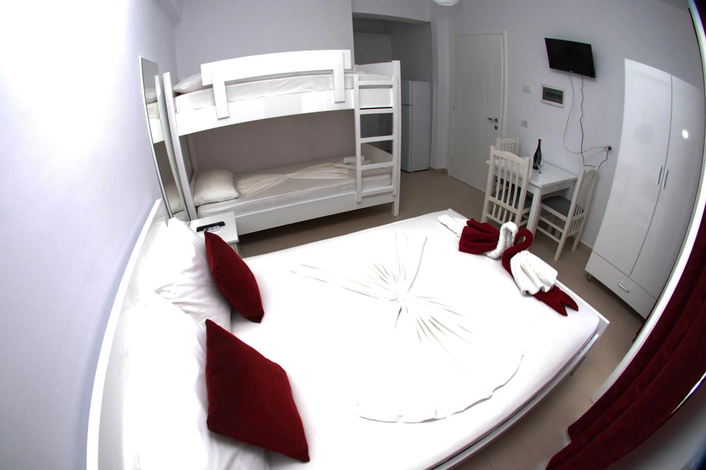 Bedroom, Bed in Vila Renato Ksamil