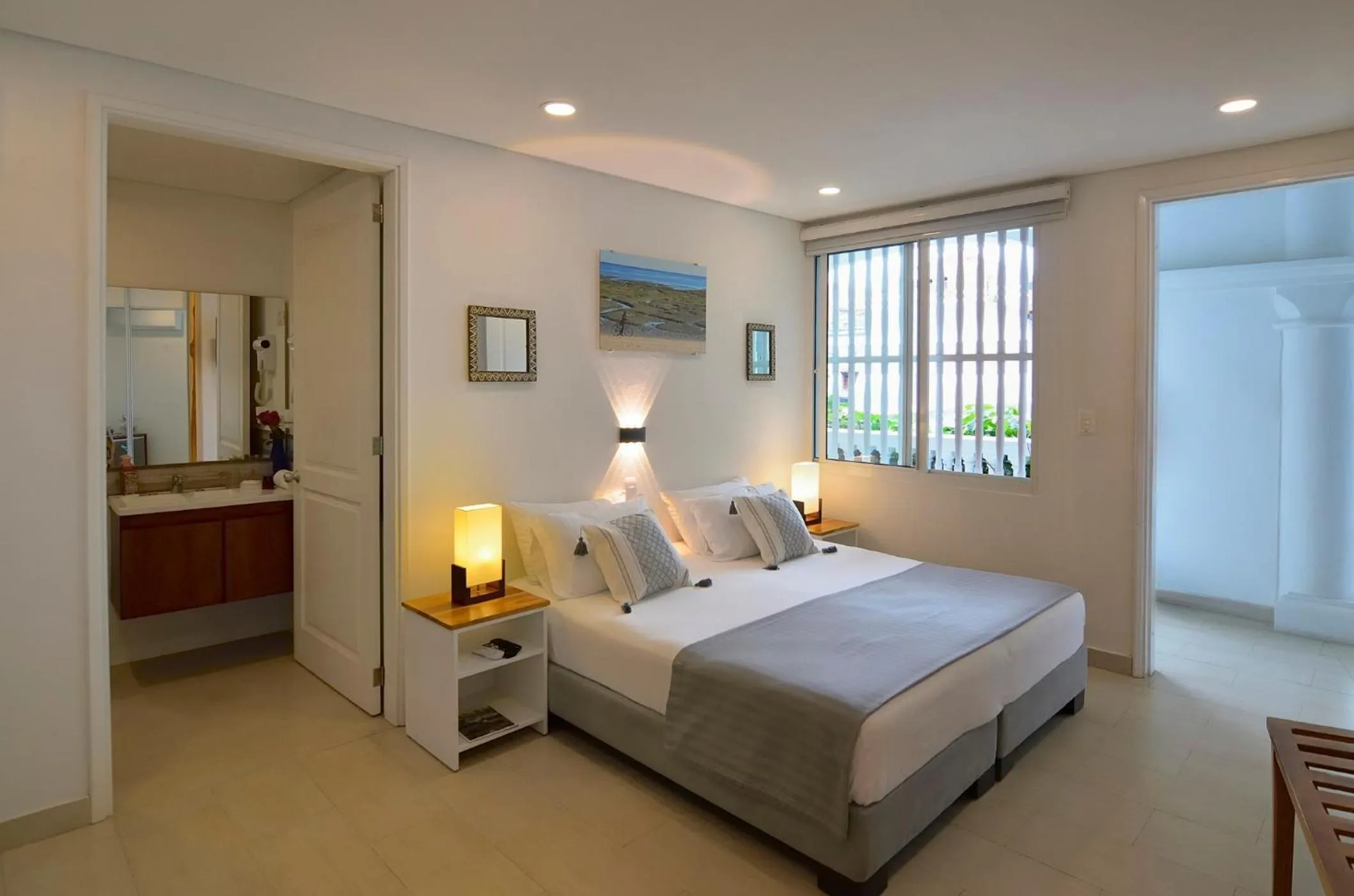 Bed in Hotel Casa Cytia