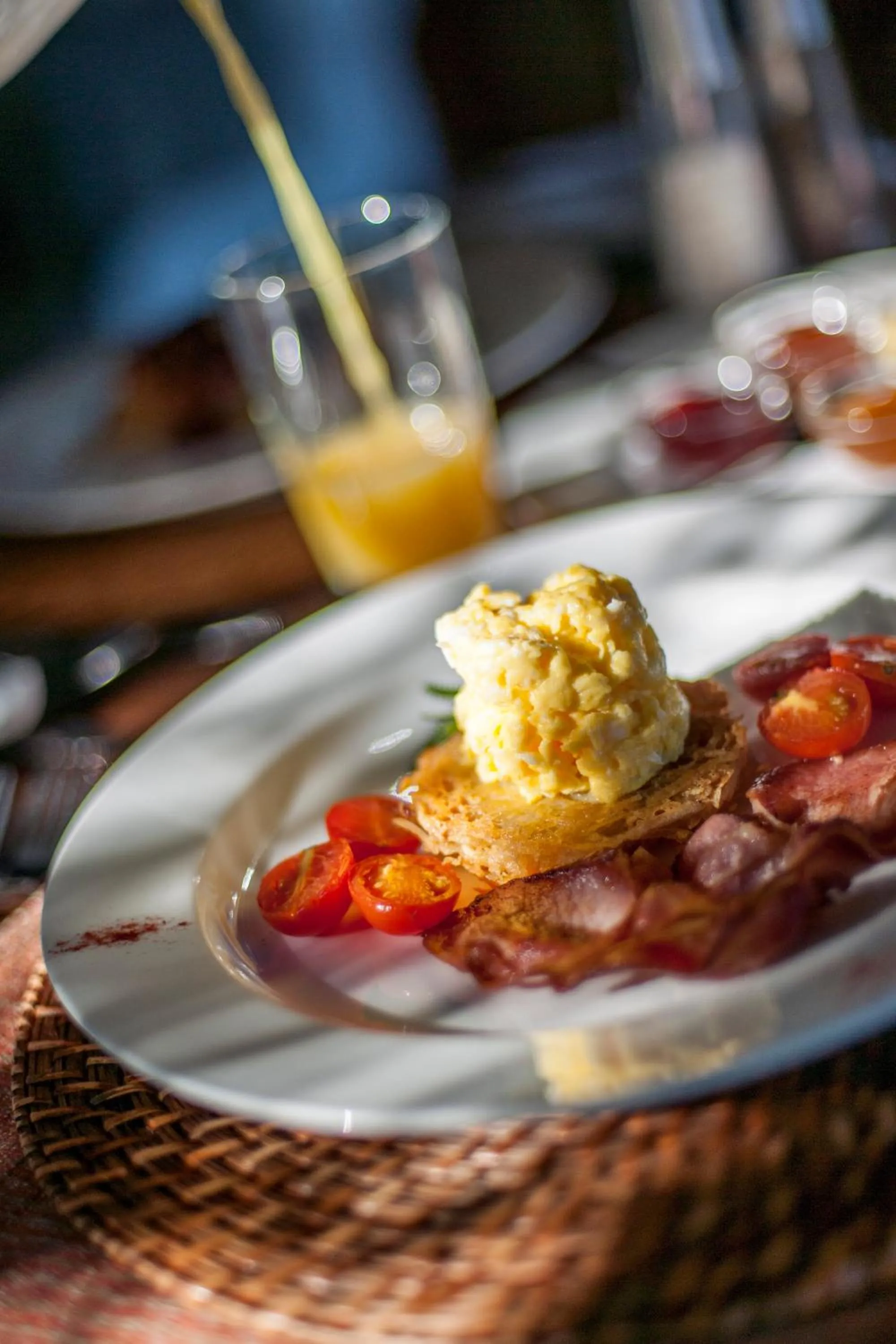 Food close-up in Elephant Hide of Knysna Guest Lodge