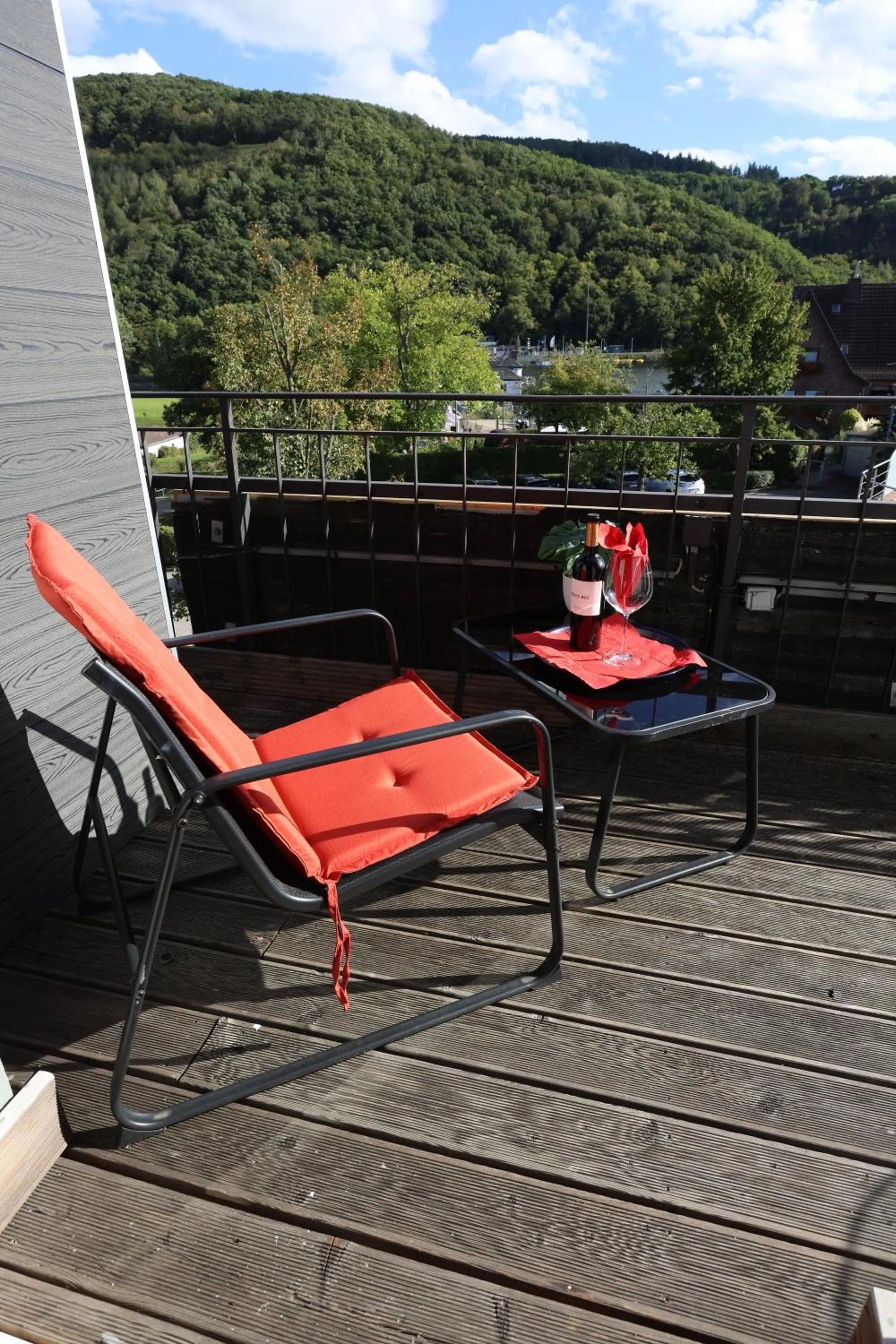 Balcony/Terrace in Hotel Seeblick Obermaubach