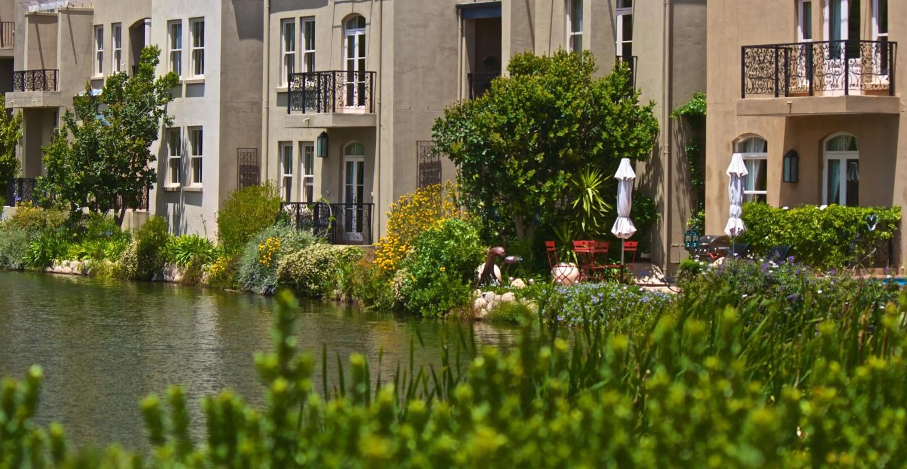 Facade/entrance in L'ermitage - Franschhoek Chateau & Villas
