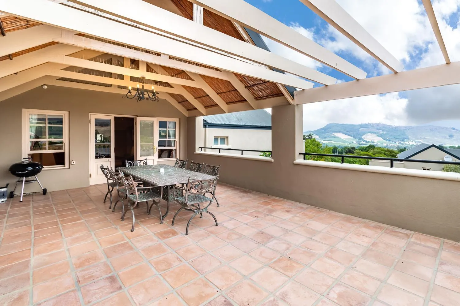 Patio in L'ermitage - Franschhoek Chateau & Villas
