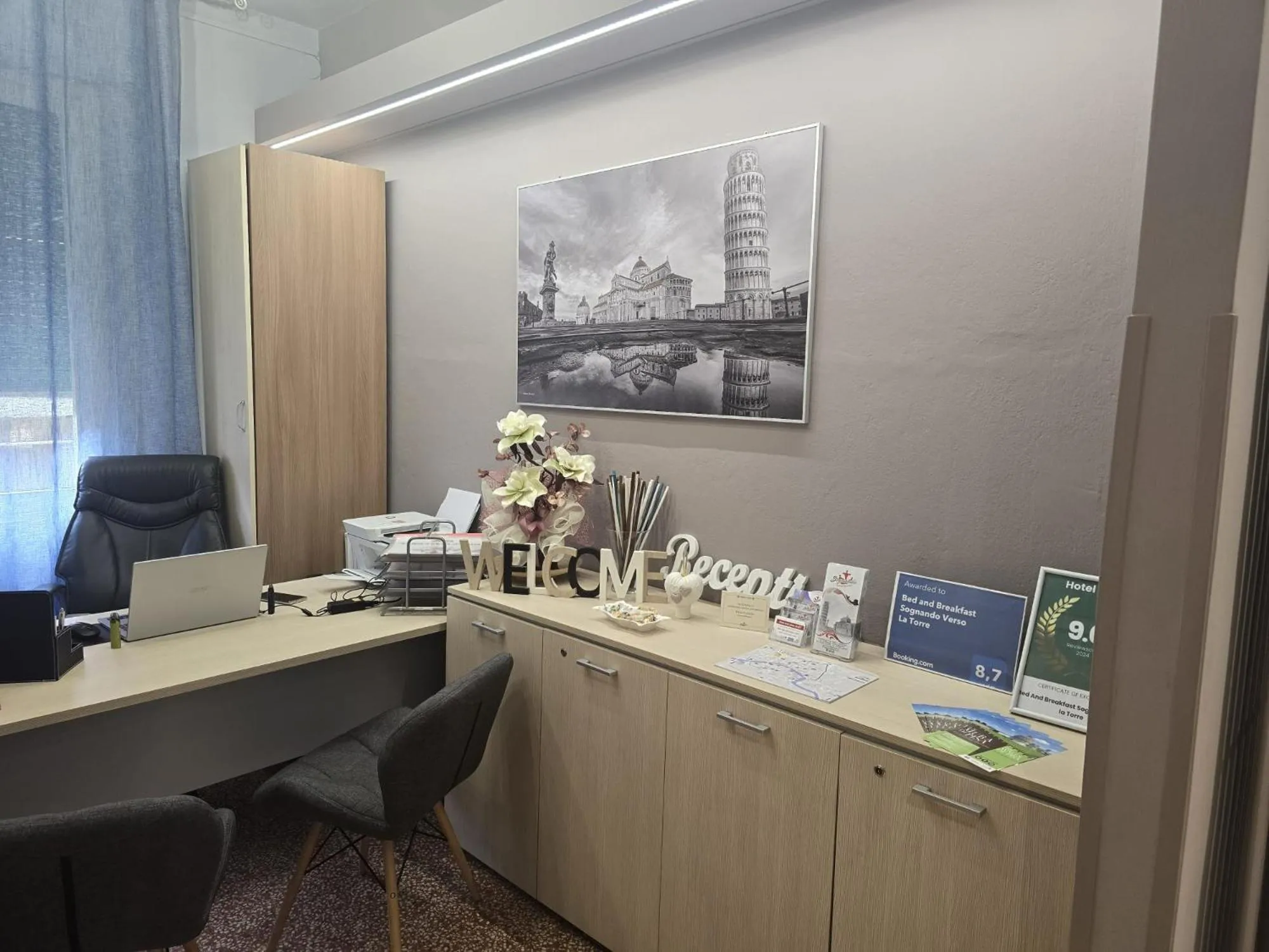 Lobby or reception in Bed and Breakfast Sognando Verso La Torre