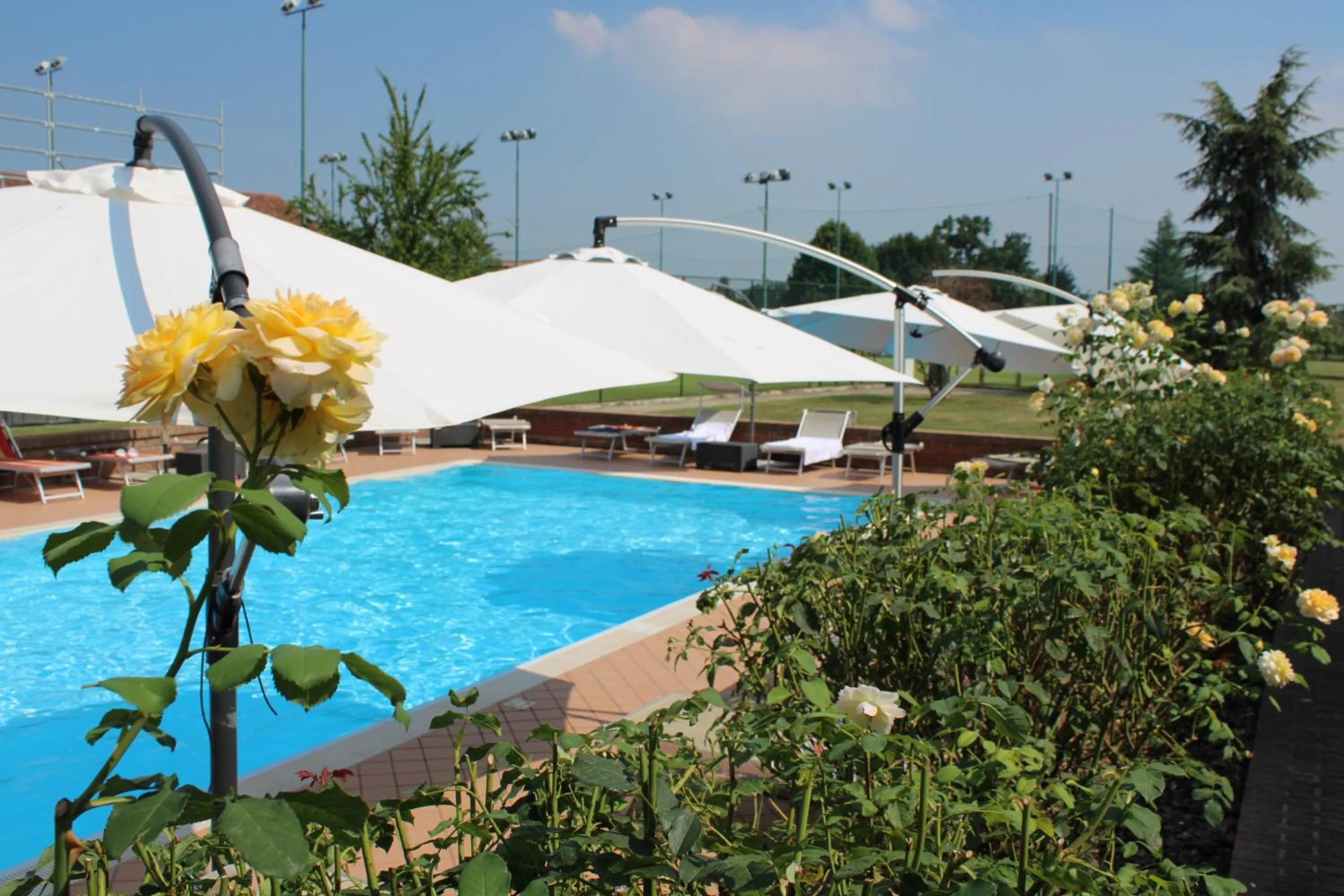 Pool view in Relais Santo Stefano