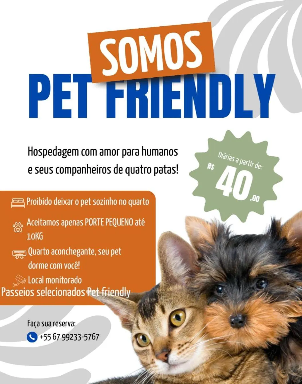 Pets in Pousada Rio Bonito