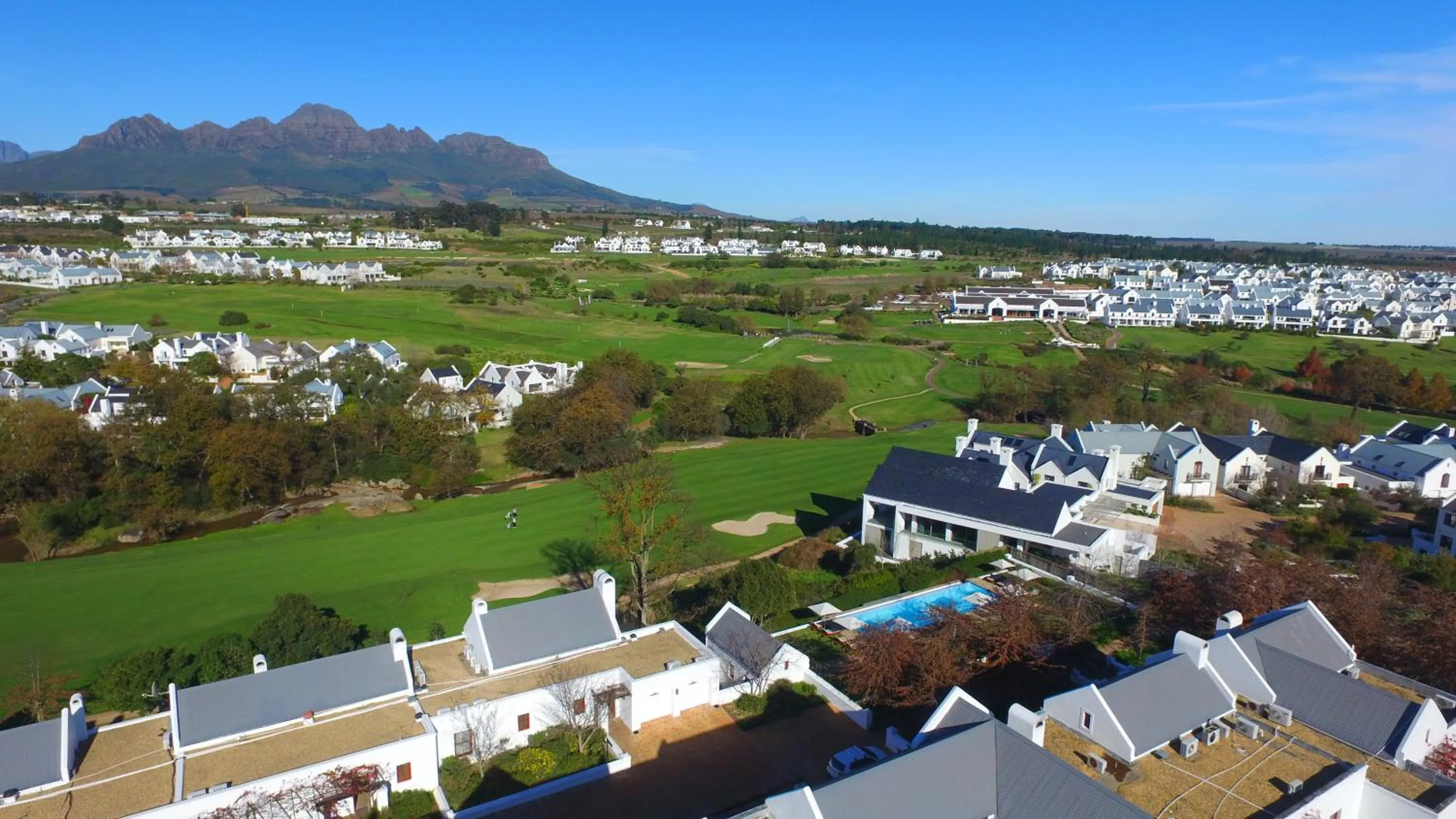 Bird's eye view in De Zalze Lodge