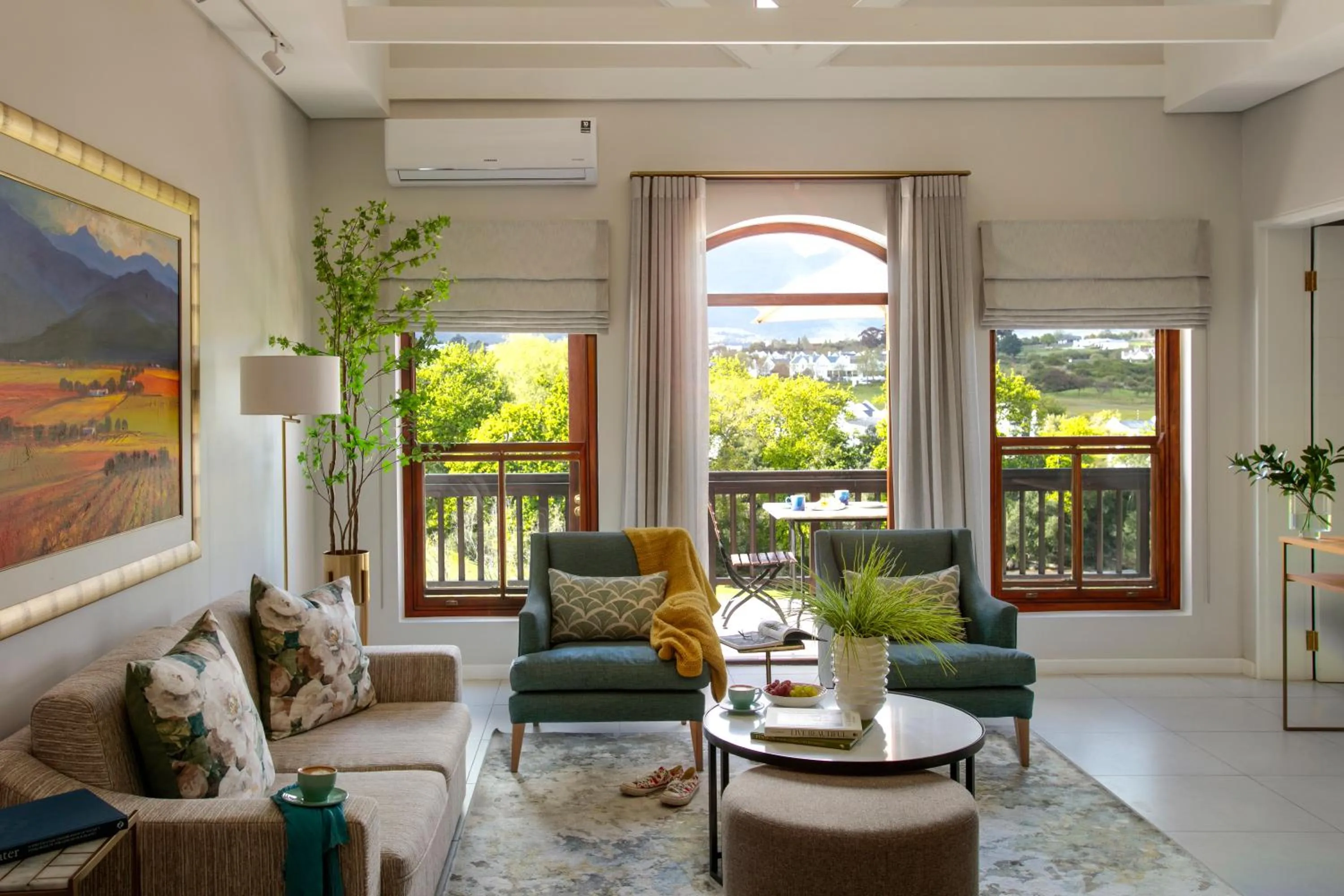 Living room in De Zalze Lodge