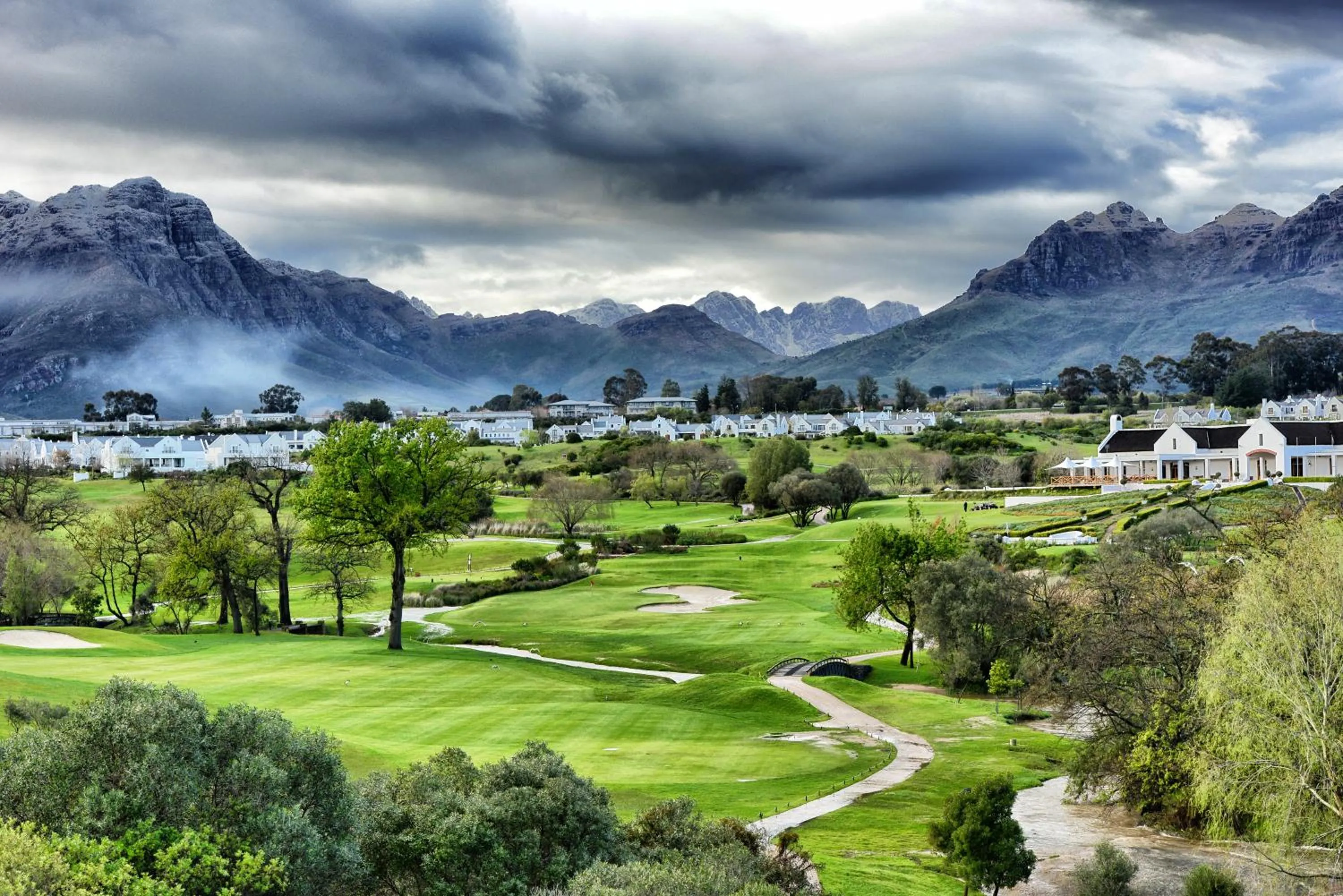 Golfcourse in De Zalze Lodge
