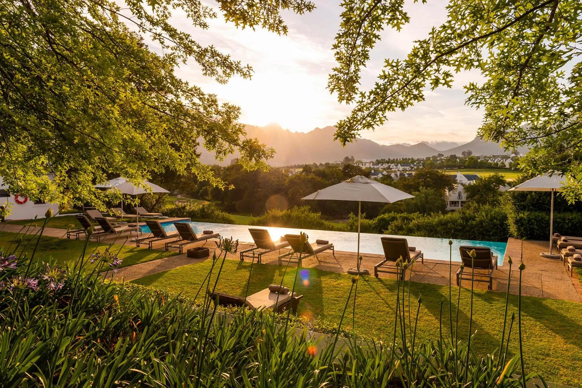 Swimming pool in De Zalze Lodge