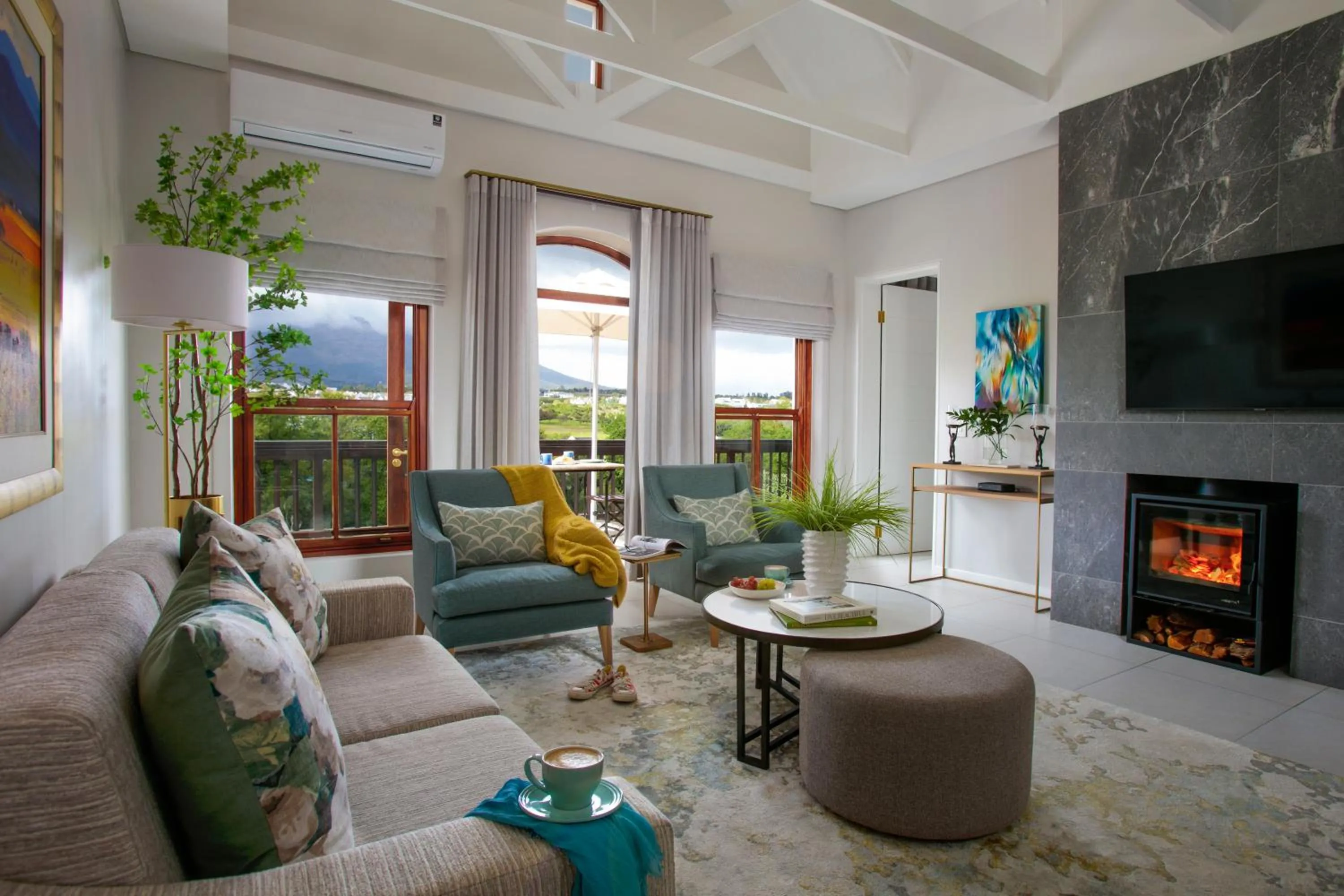 Living room in De Zalze Lodge