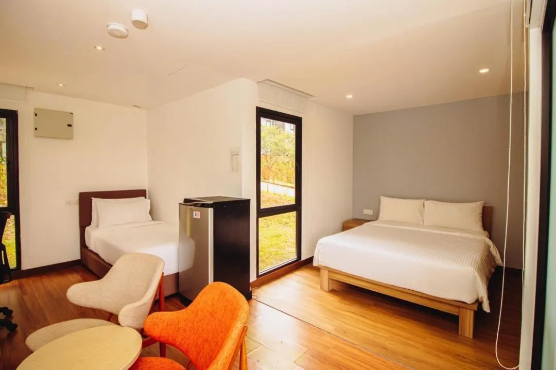 Bed in Lakeview Terrace Resort Pengerang