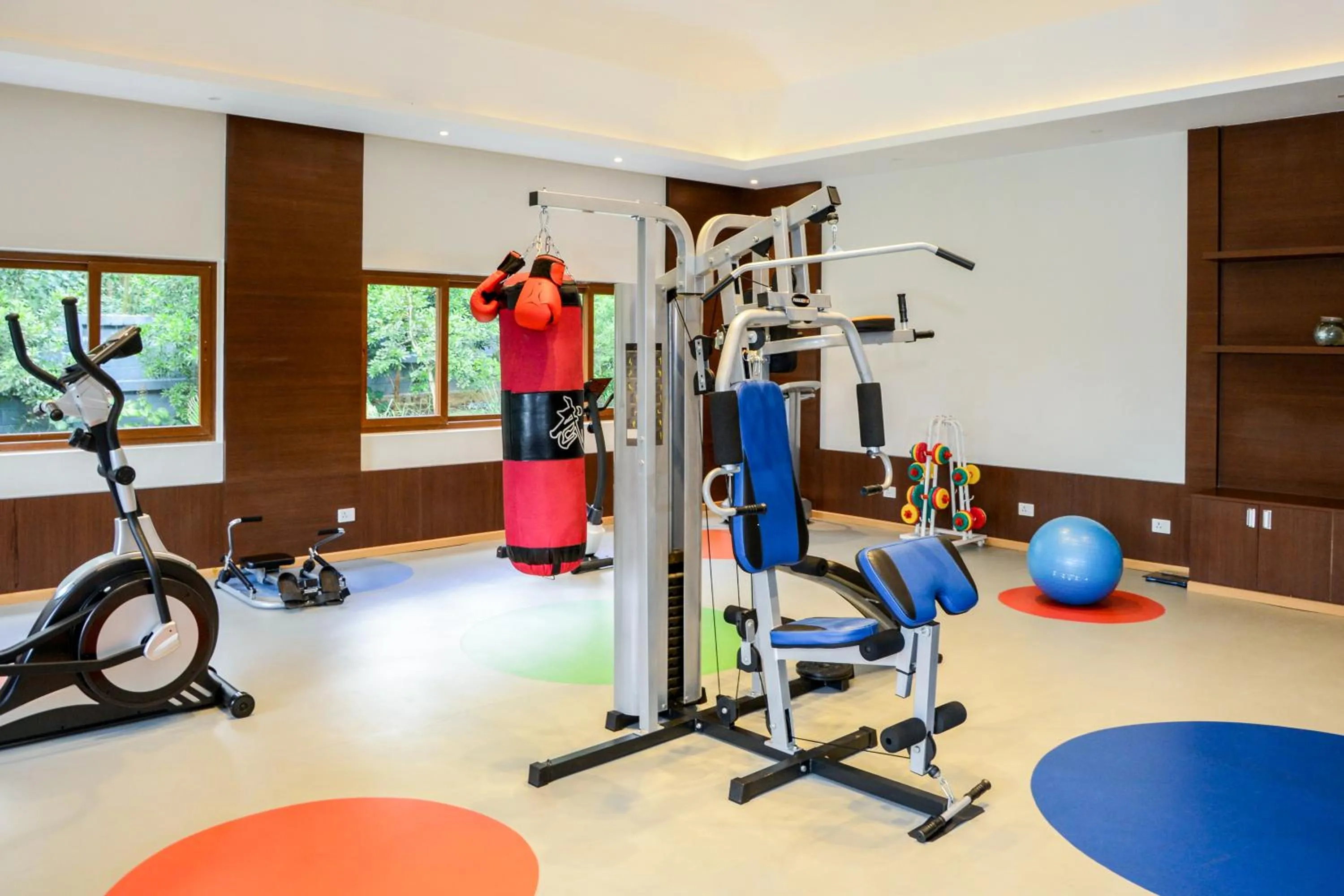 Fitness centre/facilities in Purple Palms Resort & Spa
