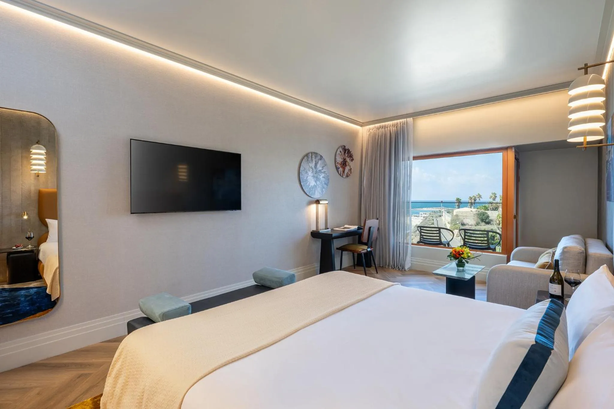 Bed in Carlton Tel Aviv Hotel – Luxury on the Beach
