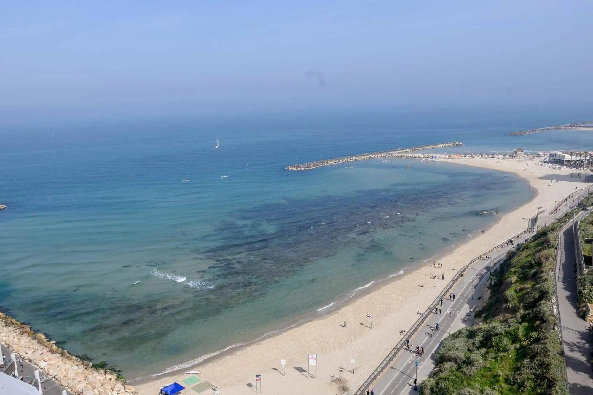 Beach in Carlton Tel Aviv Hotel – Luxury on the Beach