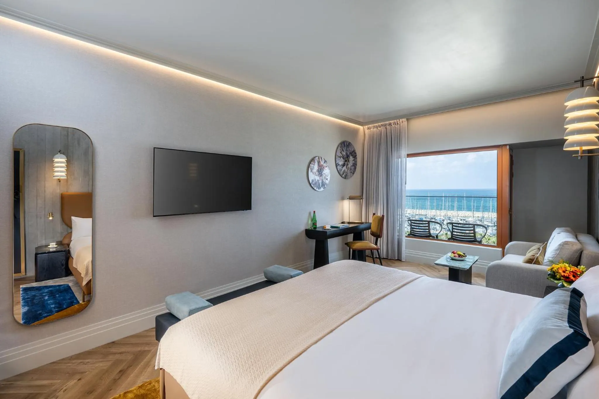 Bed in Carlton Tel Aviv Hotel – Luxury on the Beach