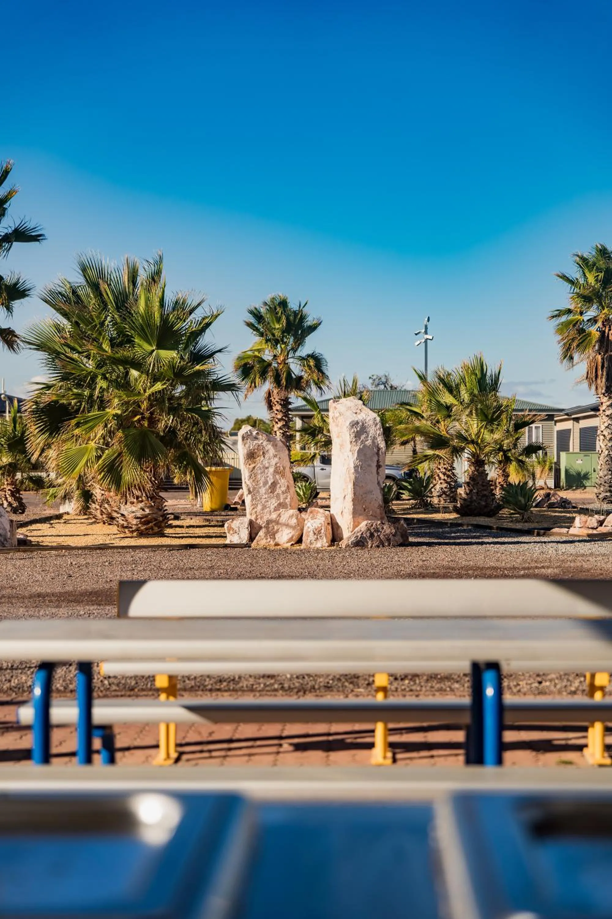 BBQ facilities in The Sundowner Cabin & Tourist Park