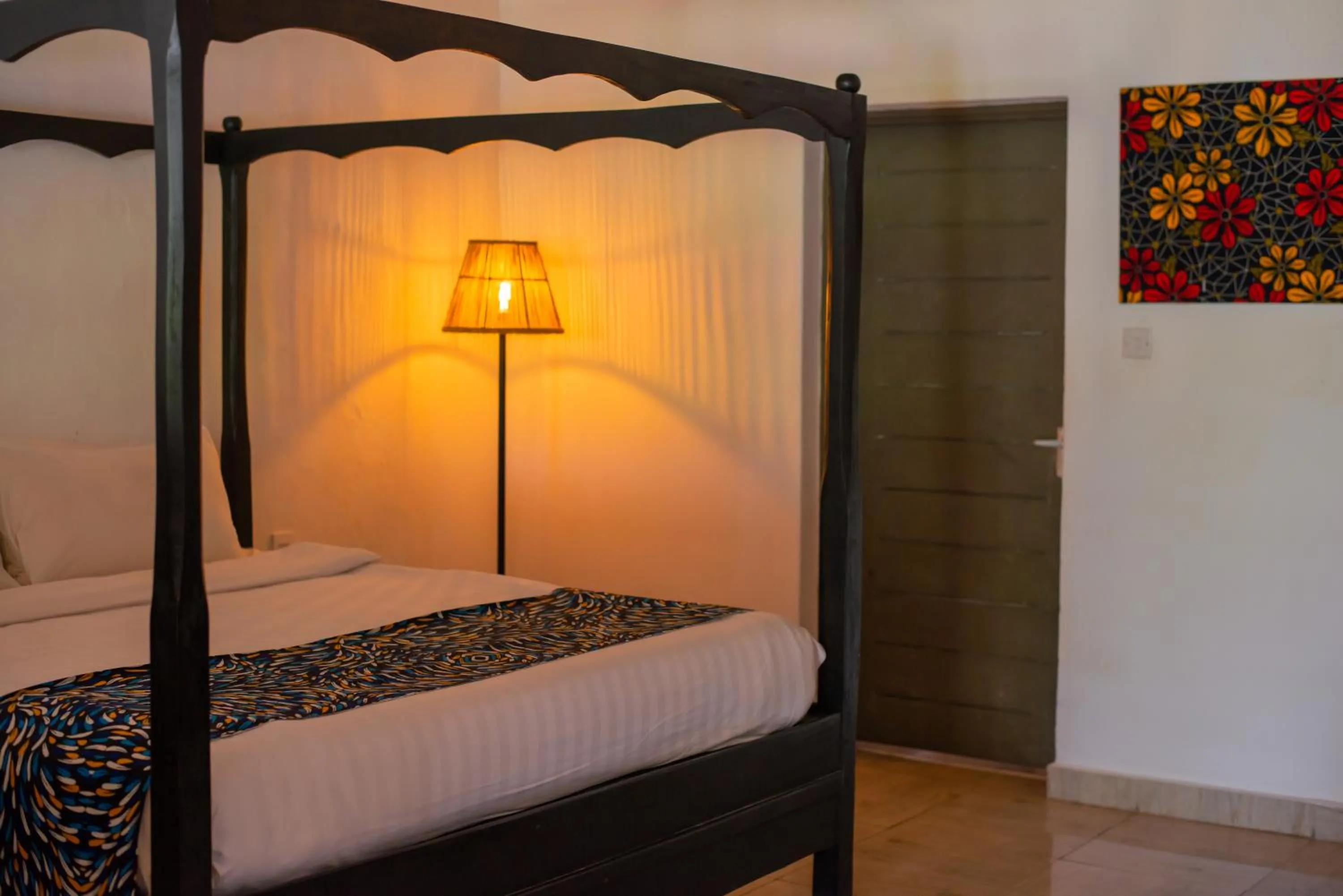 Bed in Blue Waters by Serendib