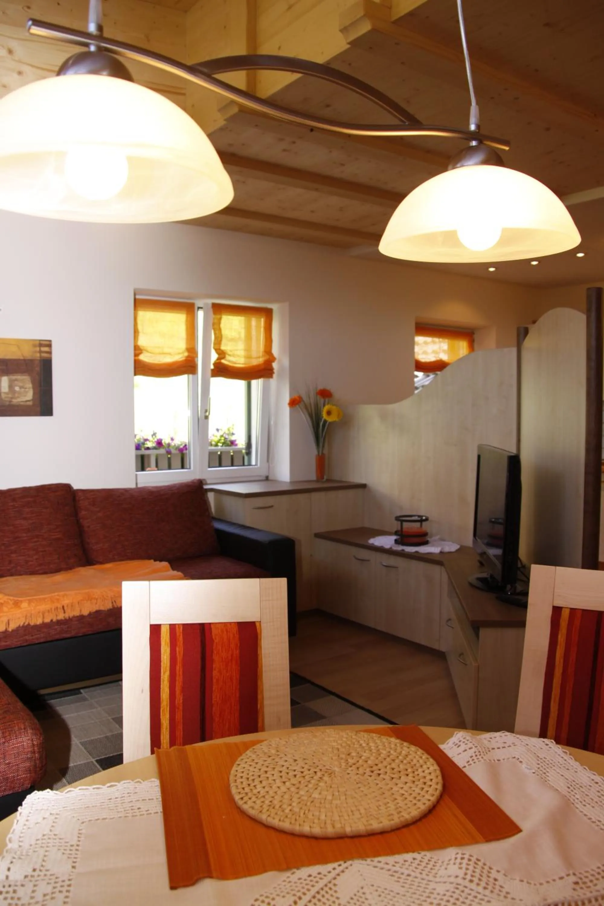 Seating area, Bed in Residence Wiesenheim