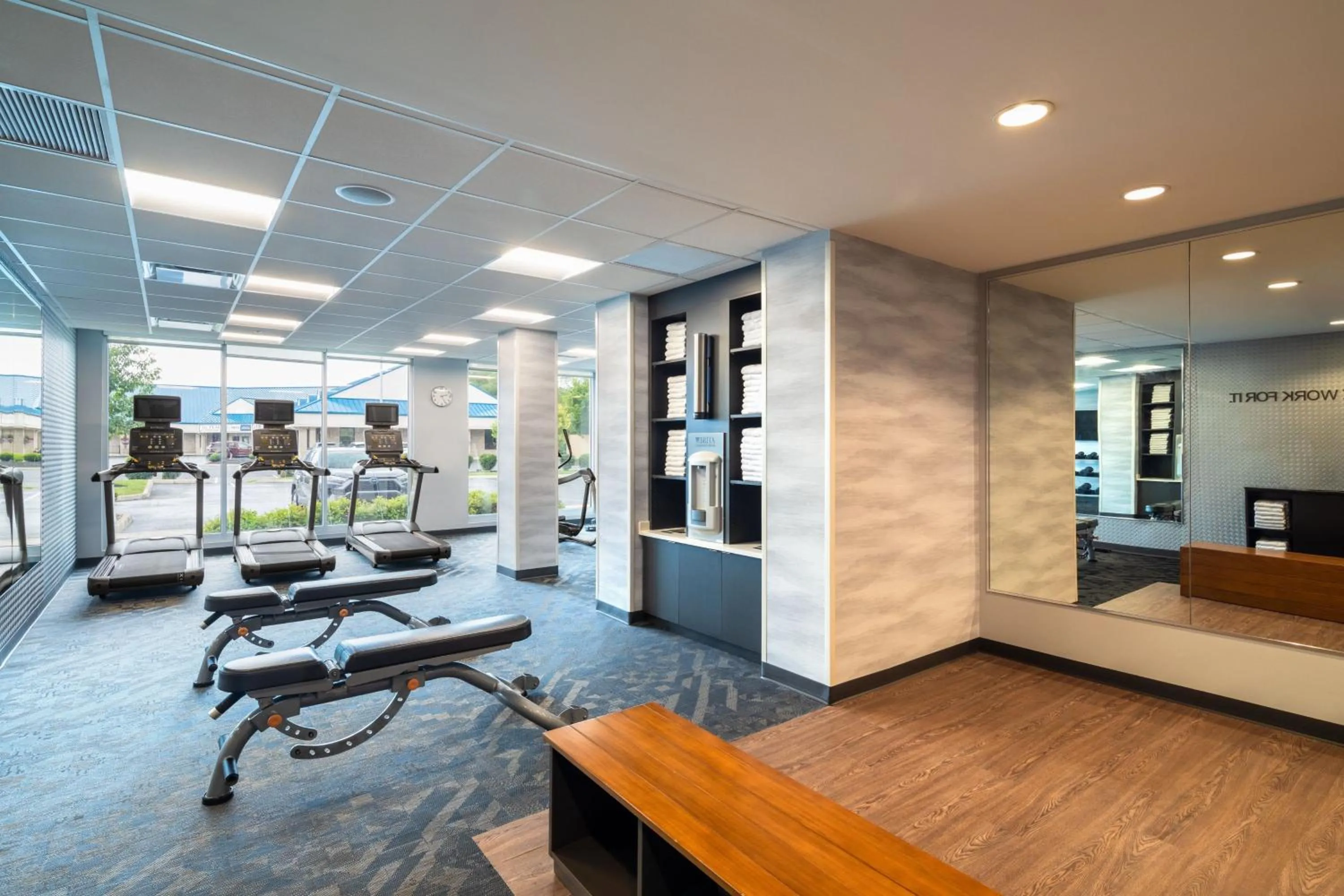 Fitness centre/facilities in Fairfield Inn & Suites by Marriott Chillicothe