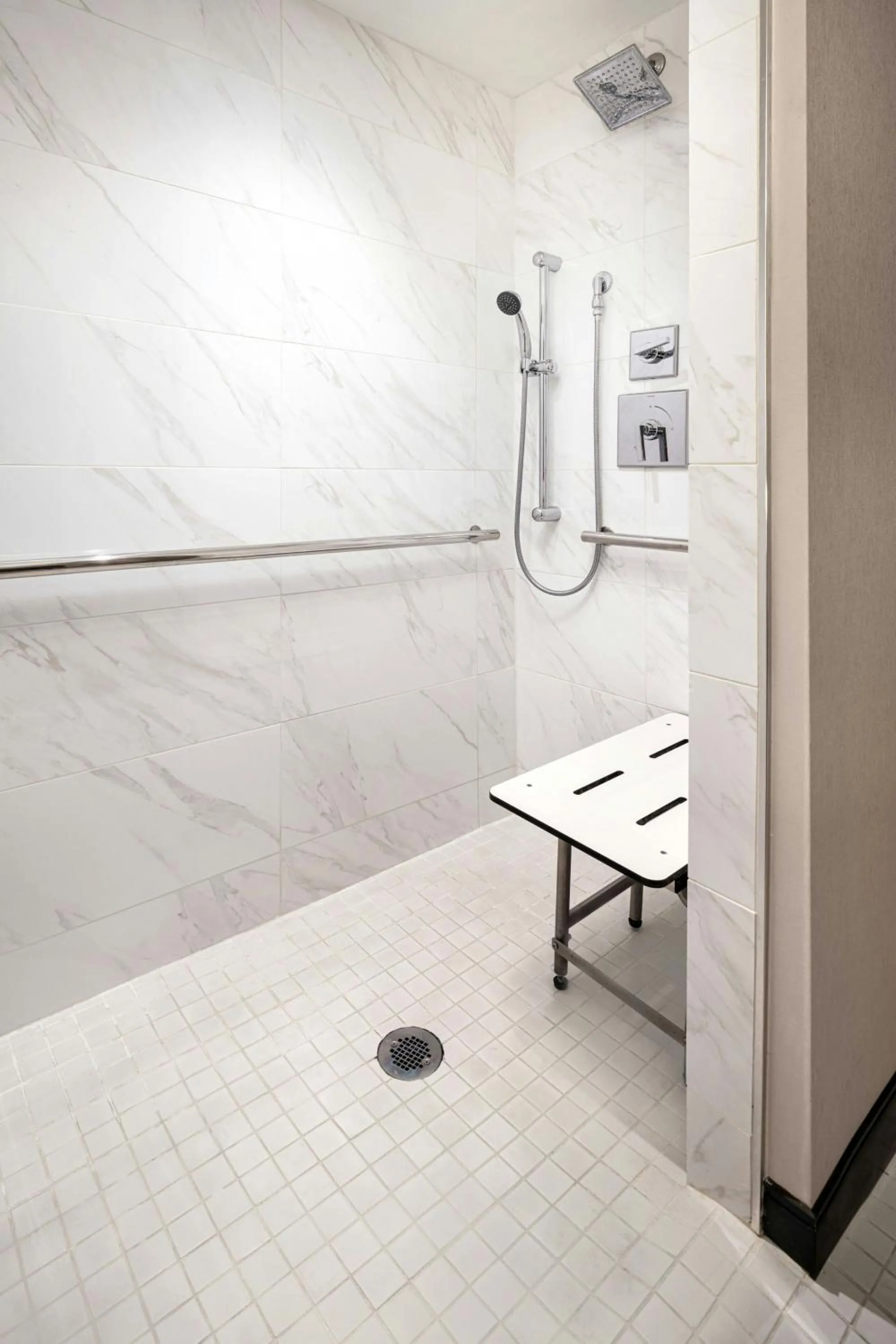 Bathroom in Morgantown Marriott at Waterfront Place