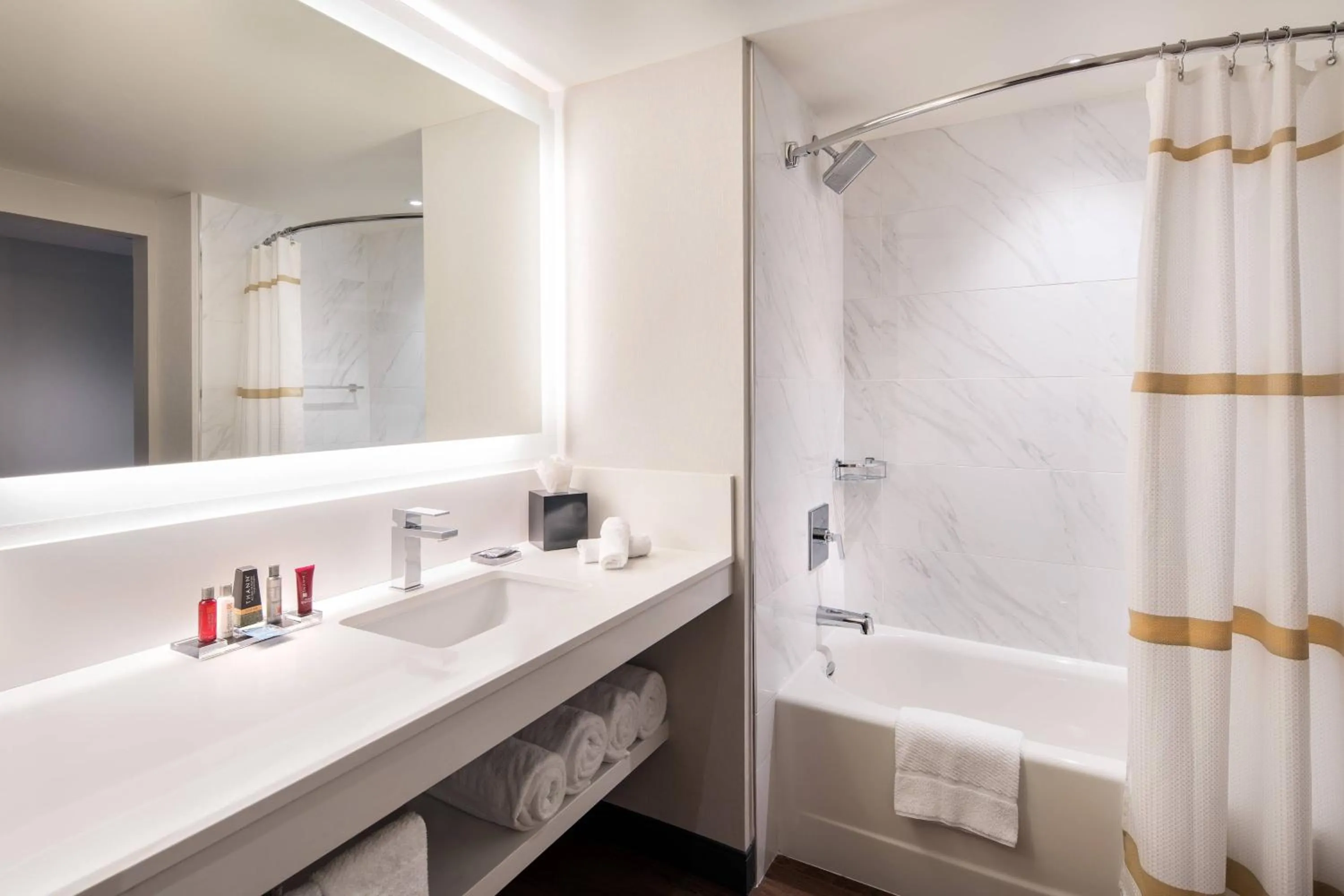 Bathroom in Morgantown Marriott at Waterfront Place