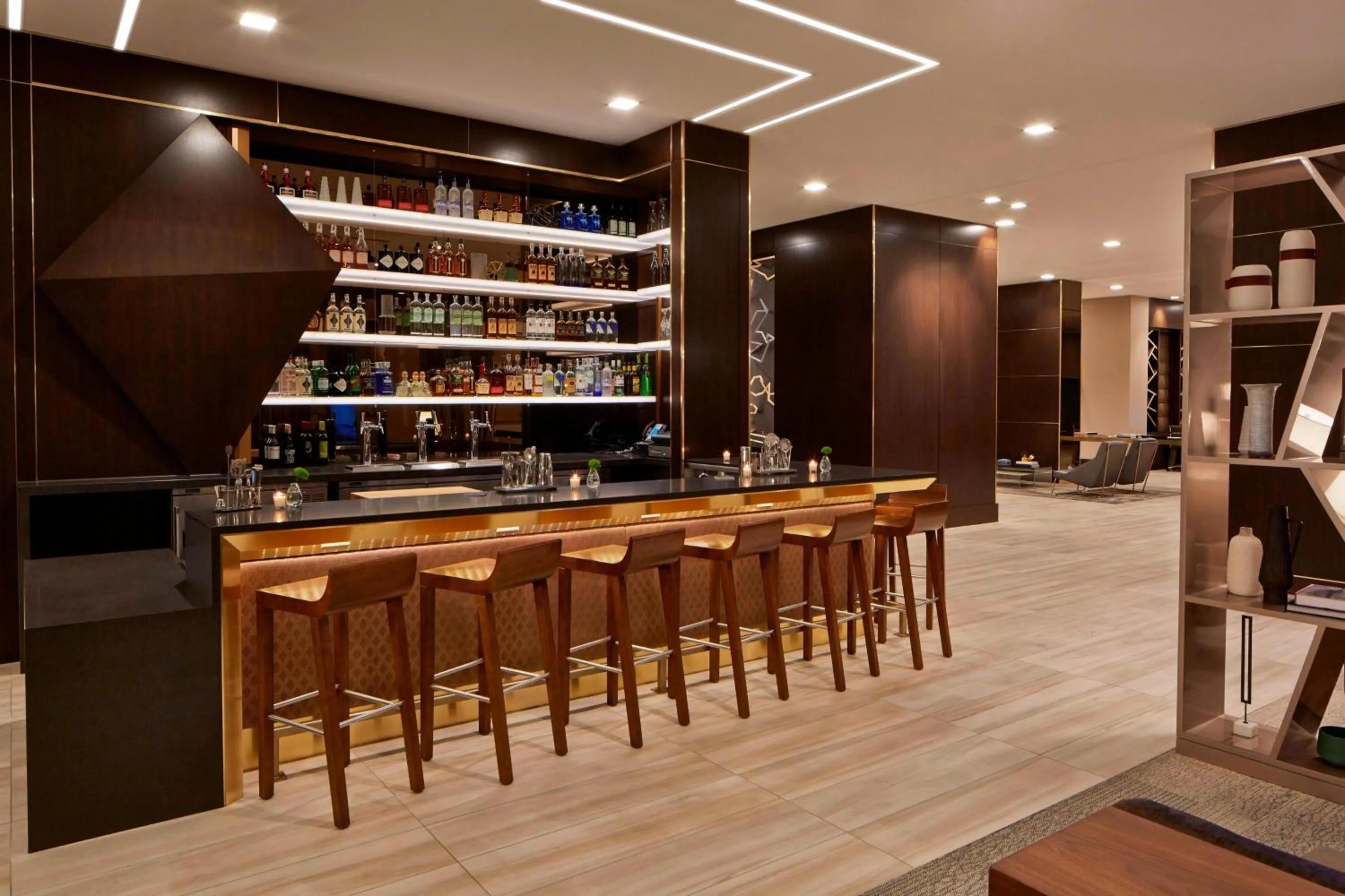 Lounge or bar in AC Hotel by Marriott Minneapolis Downtown