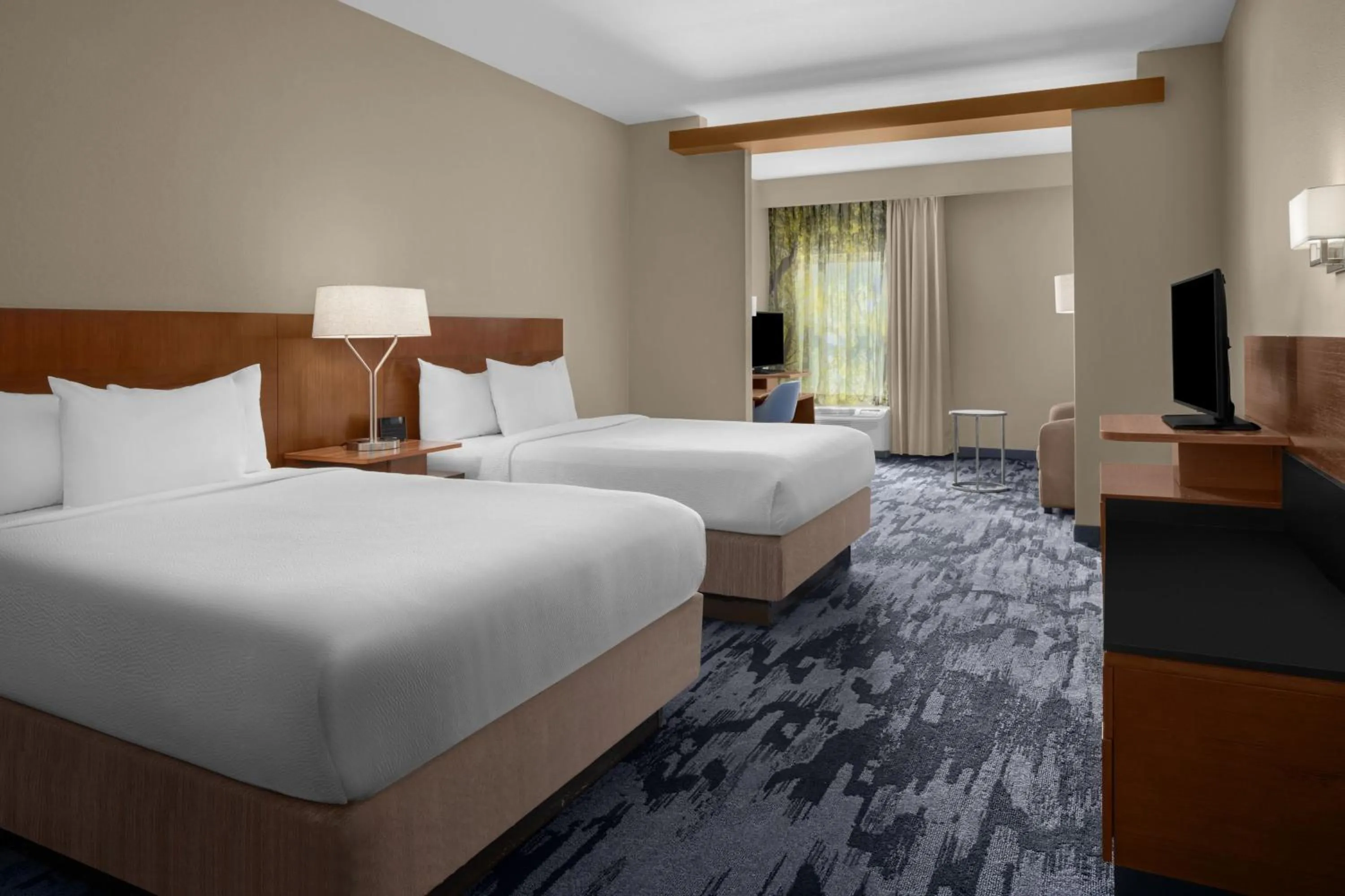 Bedroom, Bed in Fairfield Inn & Suites by Marriott Savannah Downtown Historic District