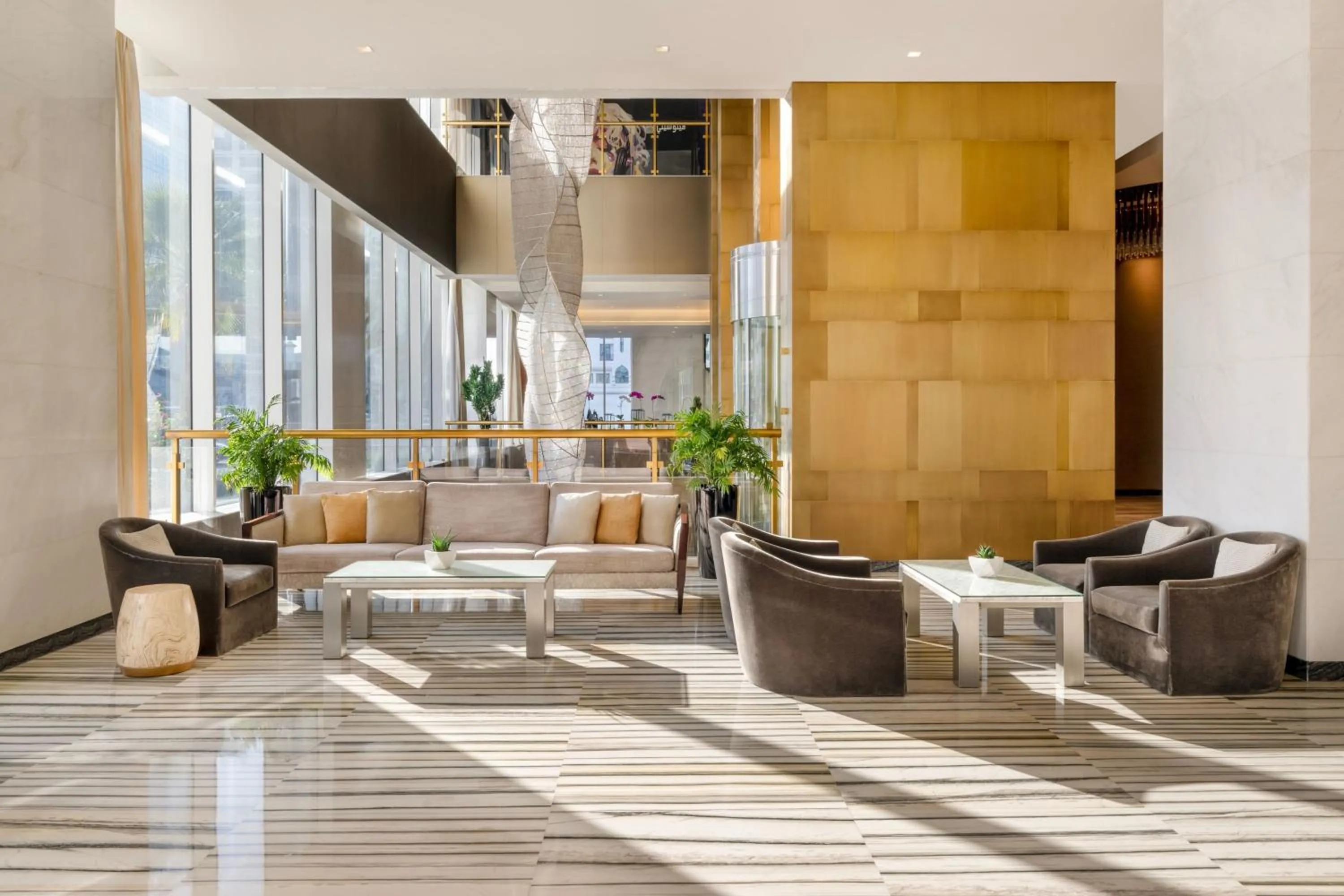 Lobby or reception in Marriott Hotel Downtown Abu Dhabi