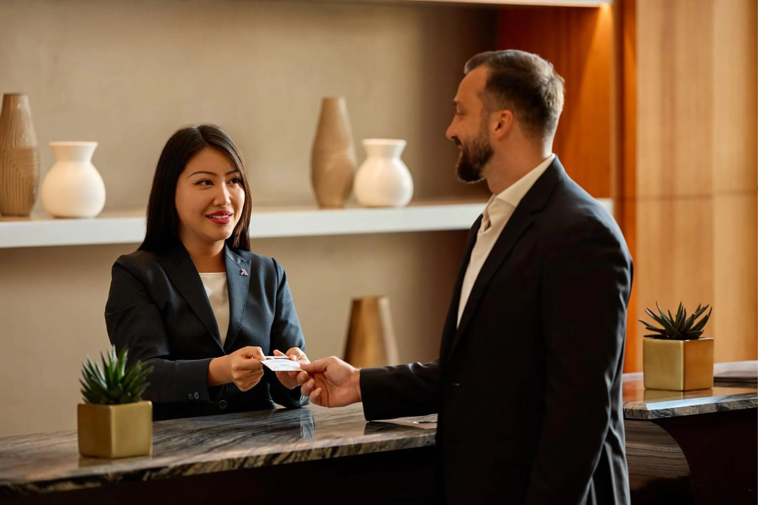 Lobby or reception in Marriott Hotel Downtown Abu Dhabi