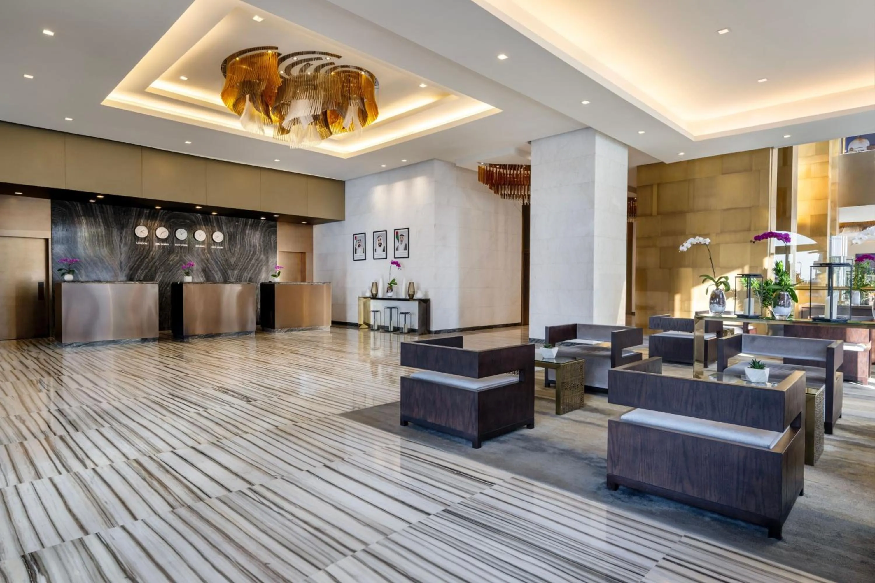 Lobby or reception in Marriott Hotel Downtown Abu Dhabi