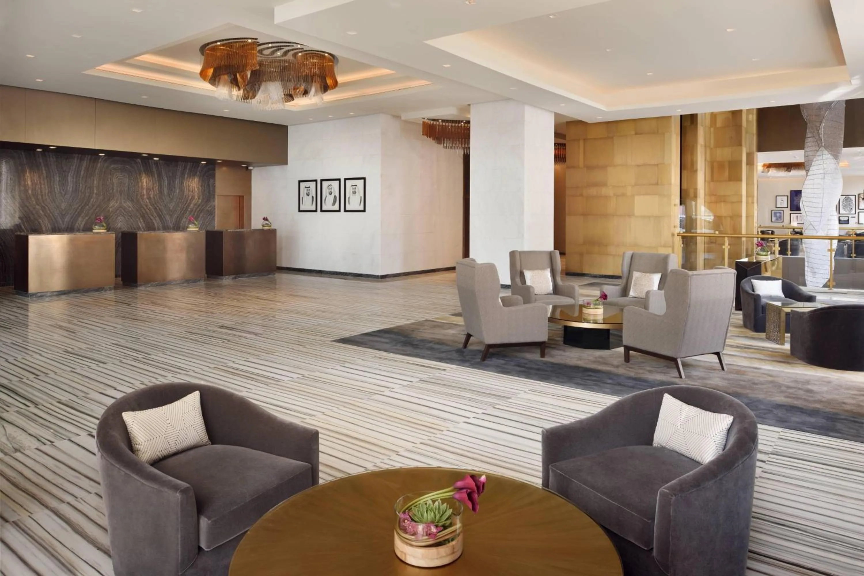 Lobby or reception in Marriott Hotel Downtown Abu Dhabi