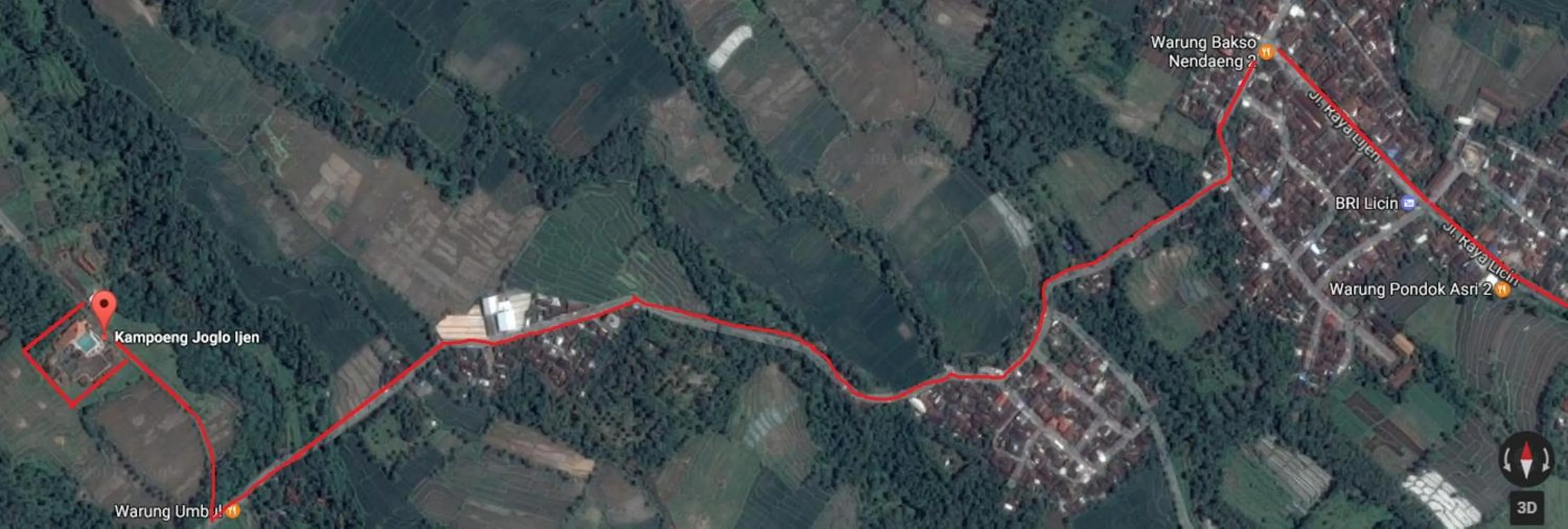 On site in Kampoeng Joglo Ijen