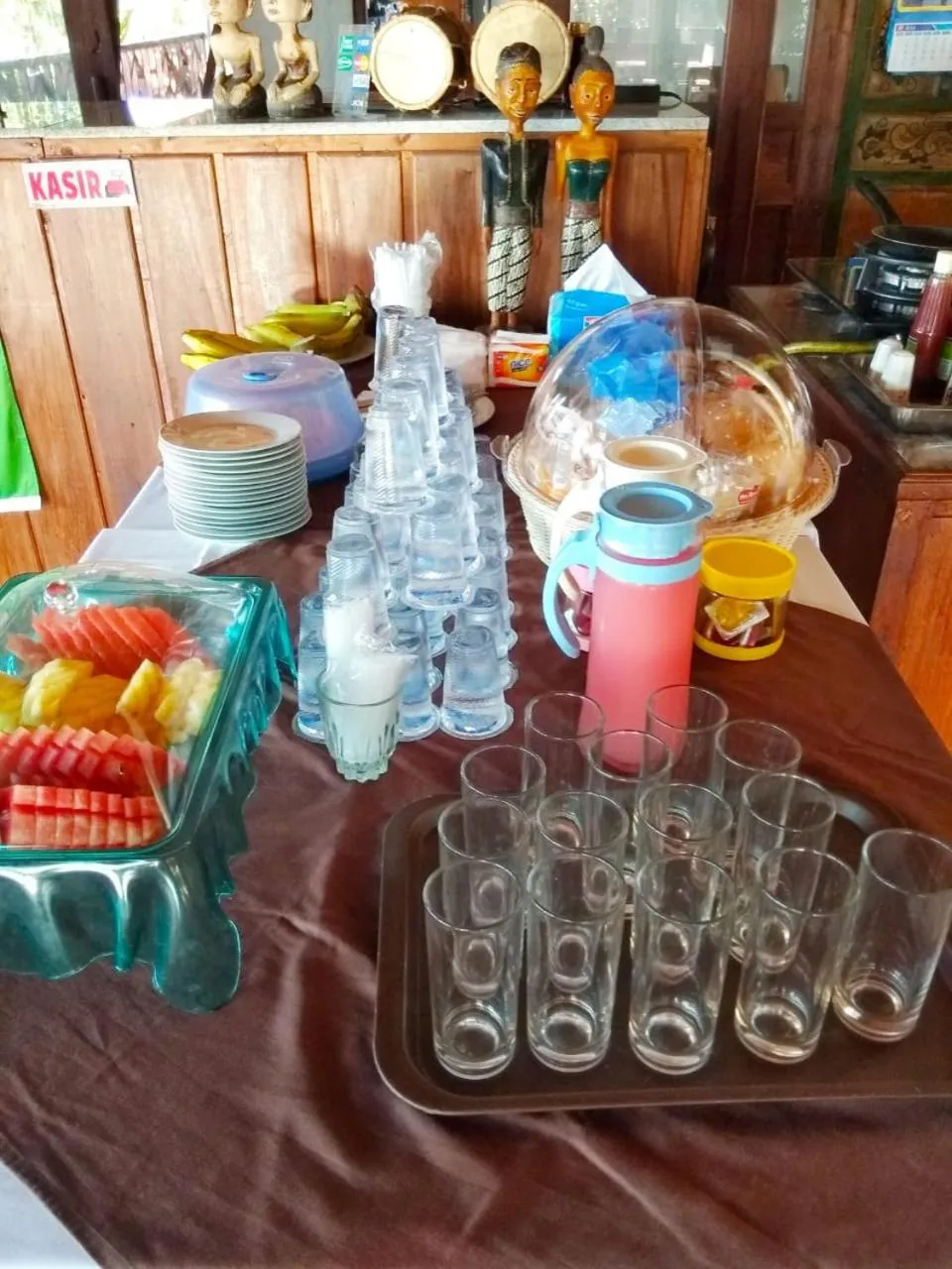 Buffet breakfast in Kampoeng Joglo Ijen