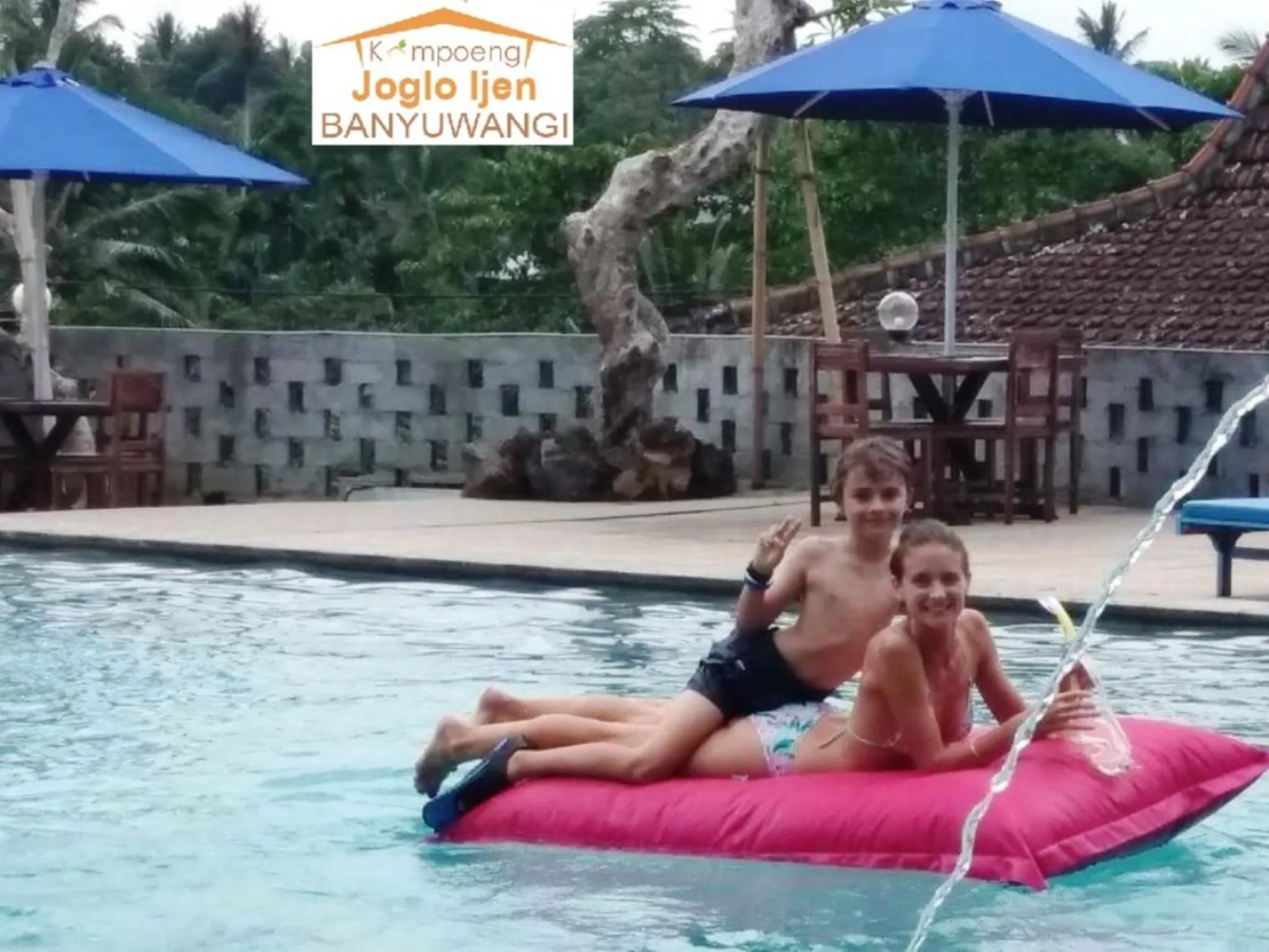 Swimming pool in Kampoeng Joglo Ijen