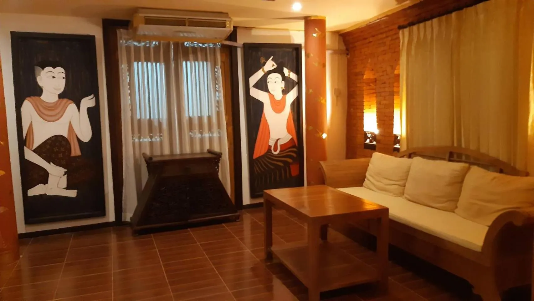 Living room in Baan Tawai Lanna Resort