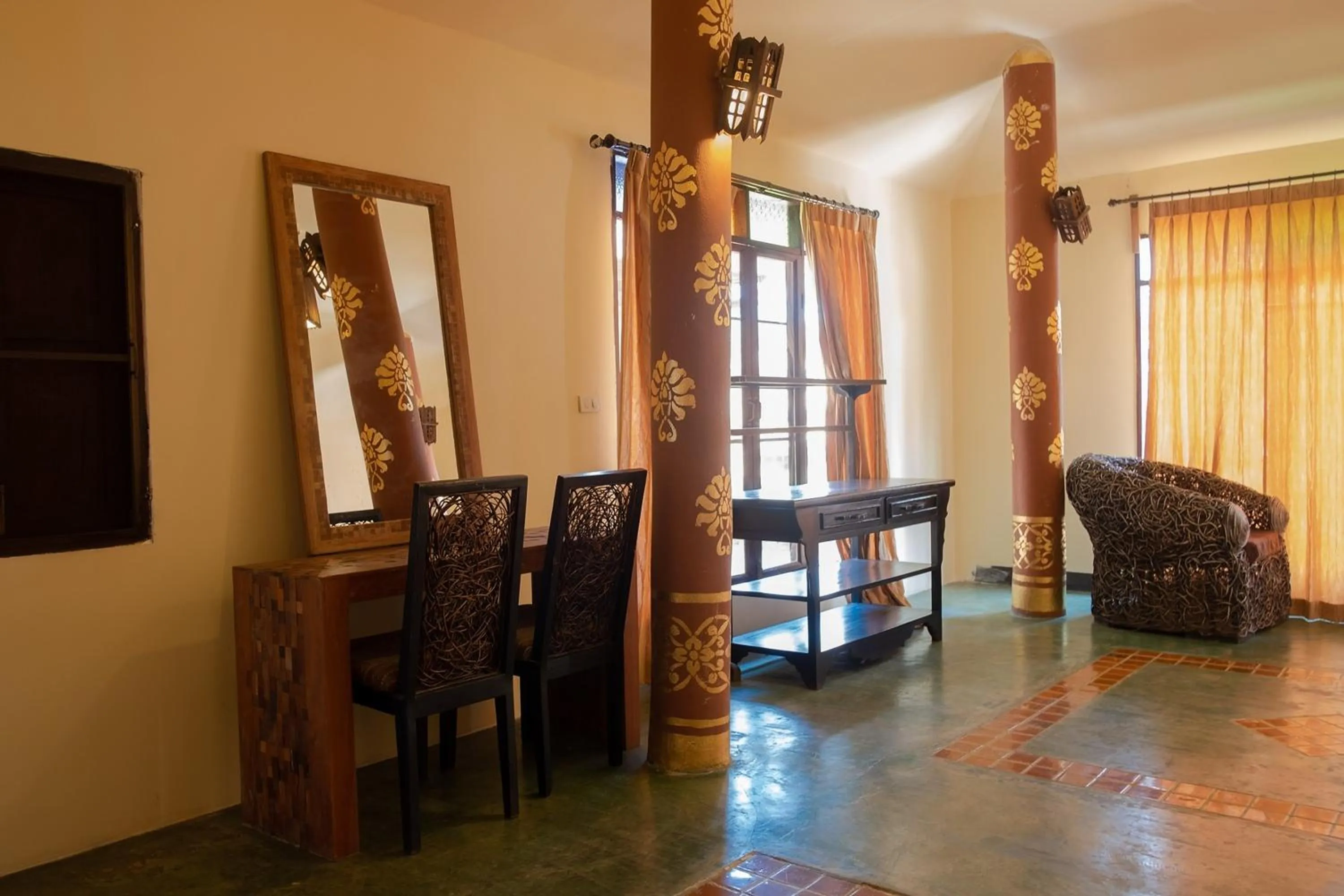 Living room in Baan Tawai Lanna Resort