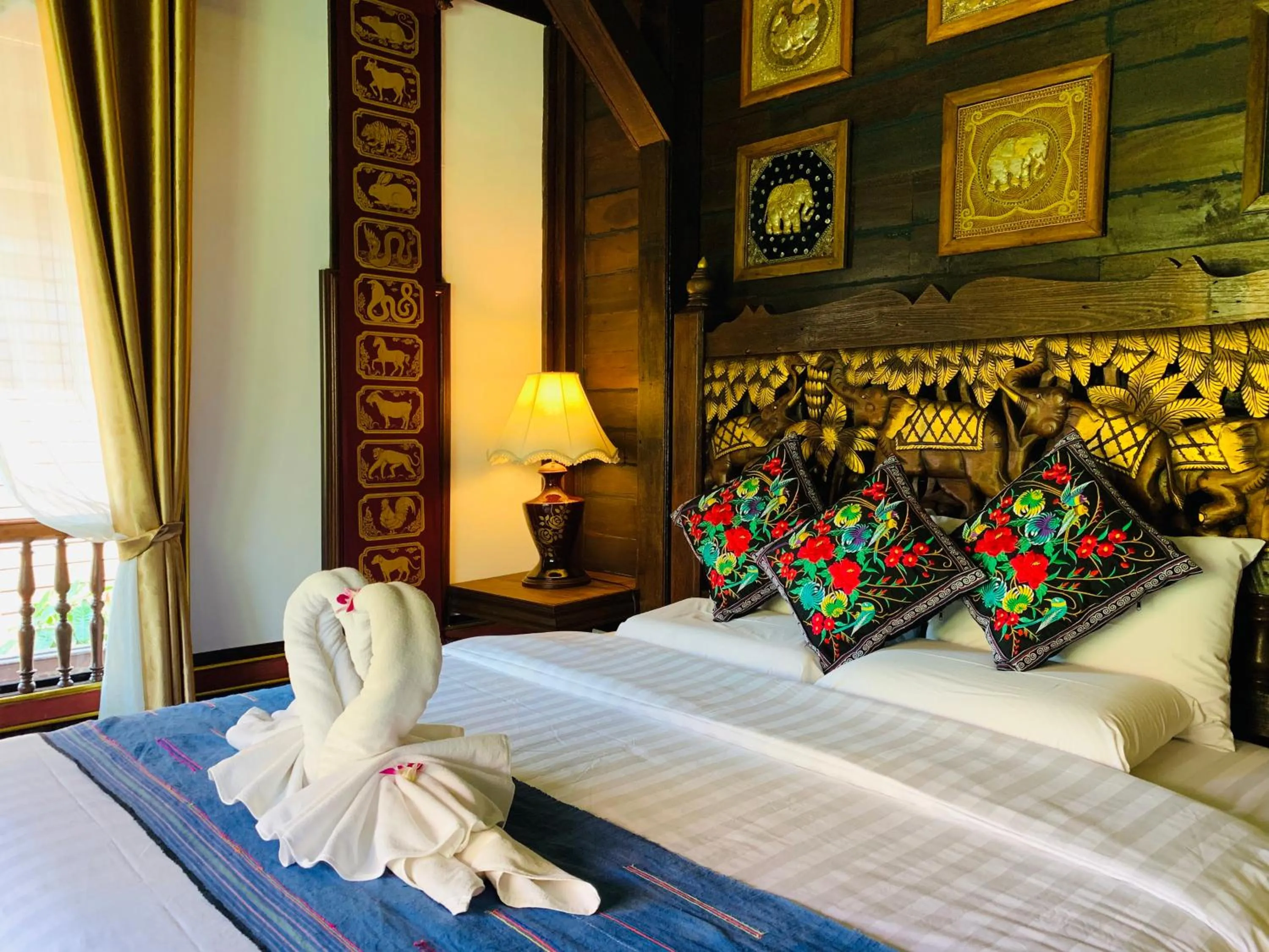 Bedroom, Bed in Hongkhao Village