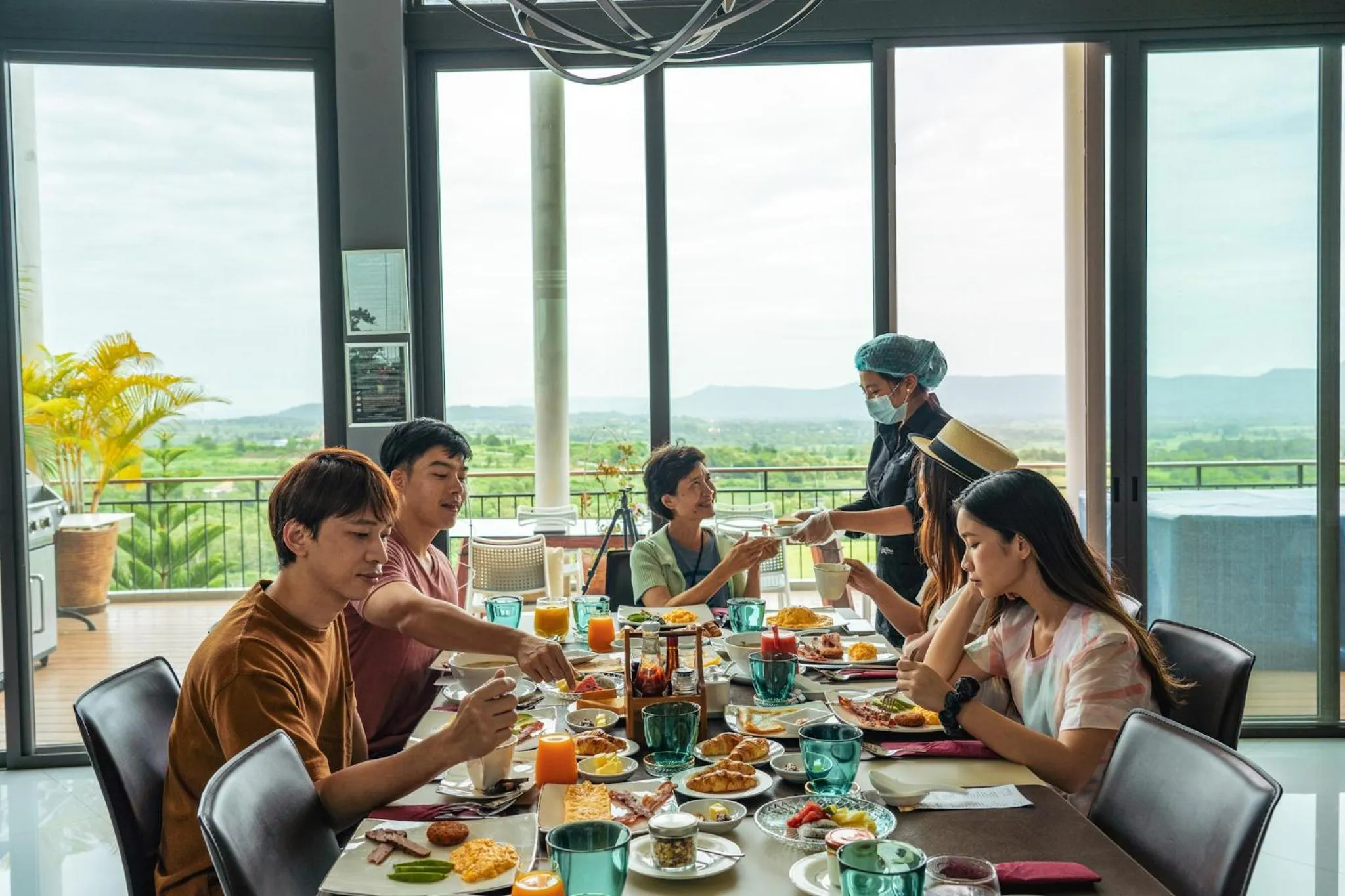Dining area in Monte Vista Chalet Khaoyai