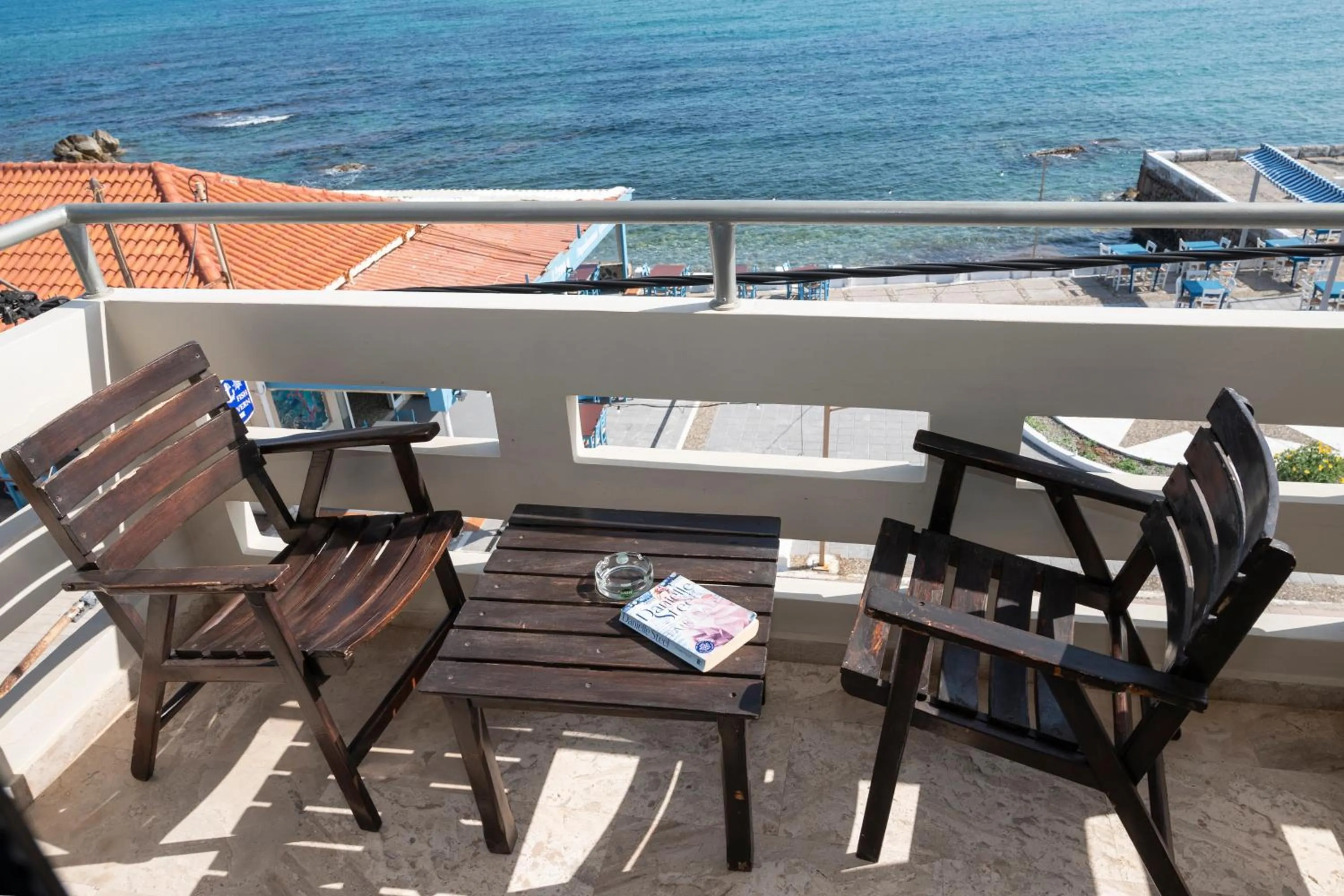 Balcony/Terrace in Argo Rooms-Papadakis